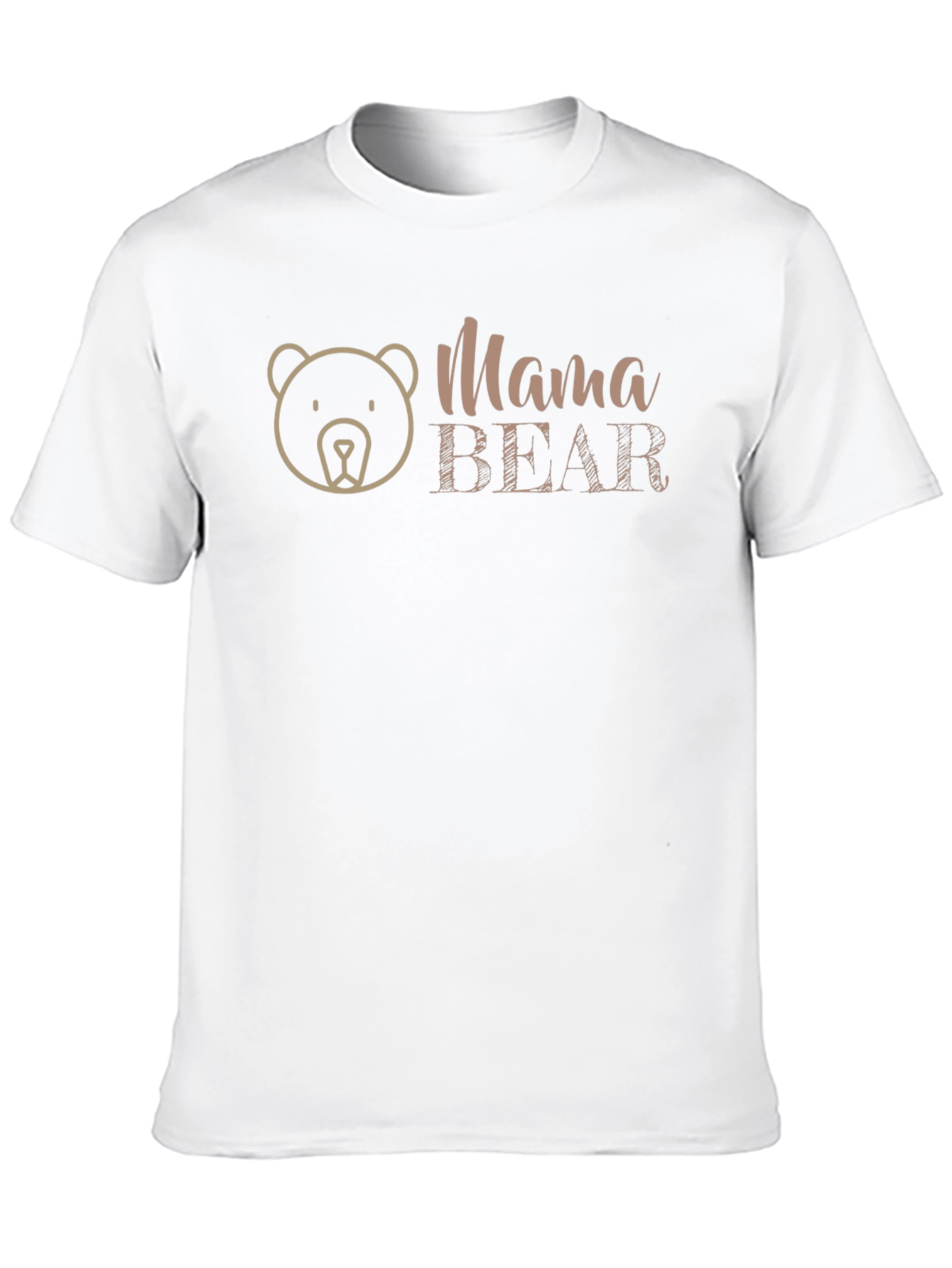 Mama Bear T-Shirt - Cute Bear Graphic Tee