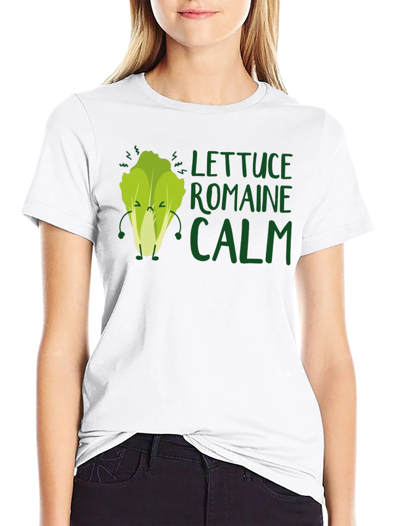 Lettuce Romaine Calm Graphic T-Shirt