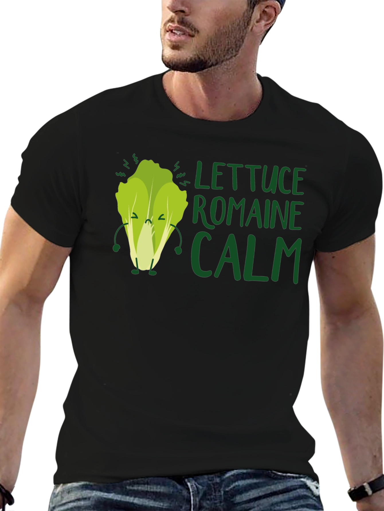 Lettuce Romaine Calm Graphic T-Shirt