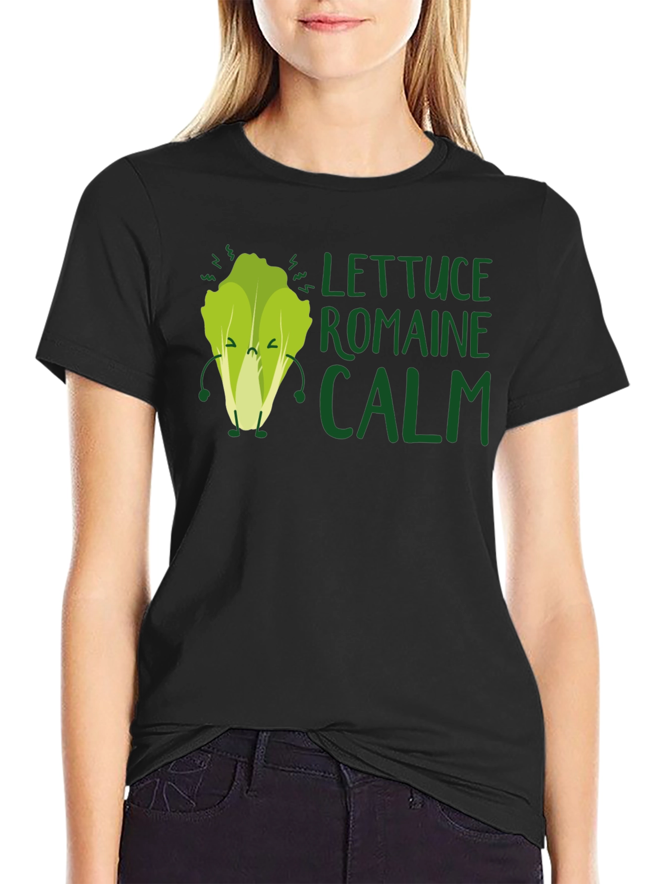 Lettuce Romaine Calm Graphic T-Shirt