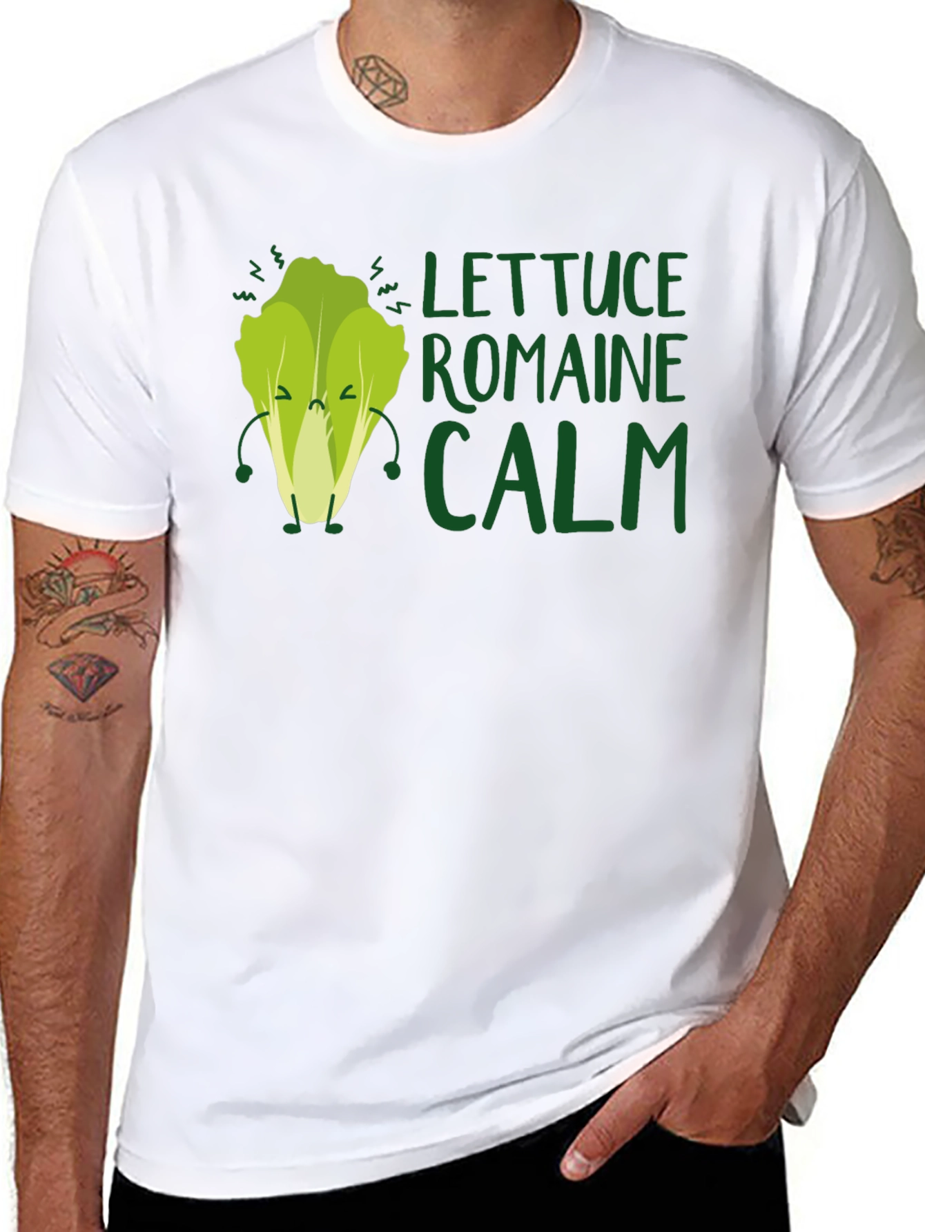 Lettuce Romaine Calm Graphic T-Shirt