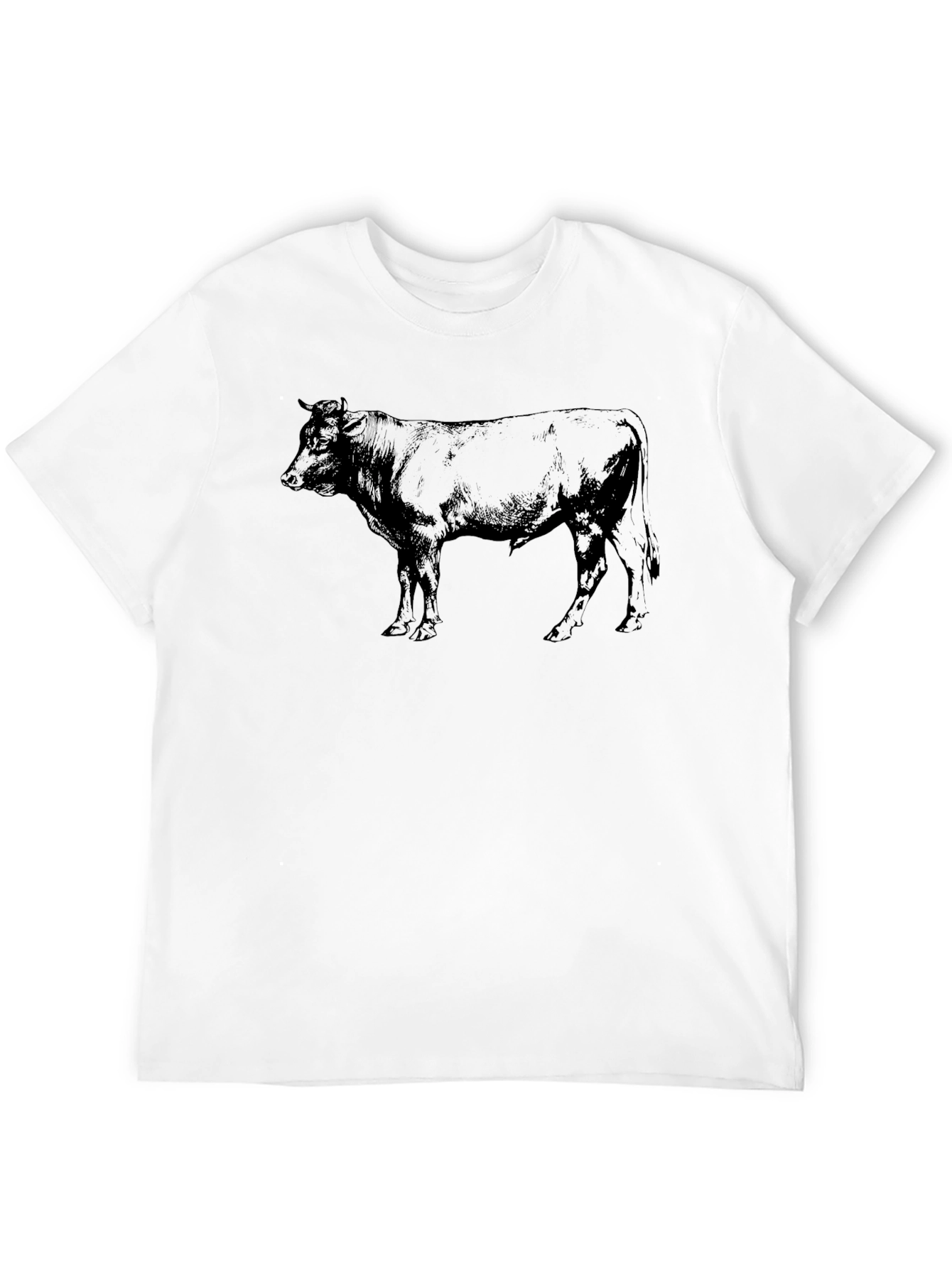 Black Bull Graphic Tee - Mens Casual Shirt