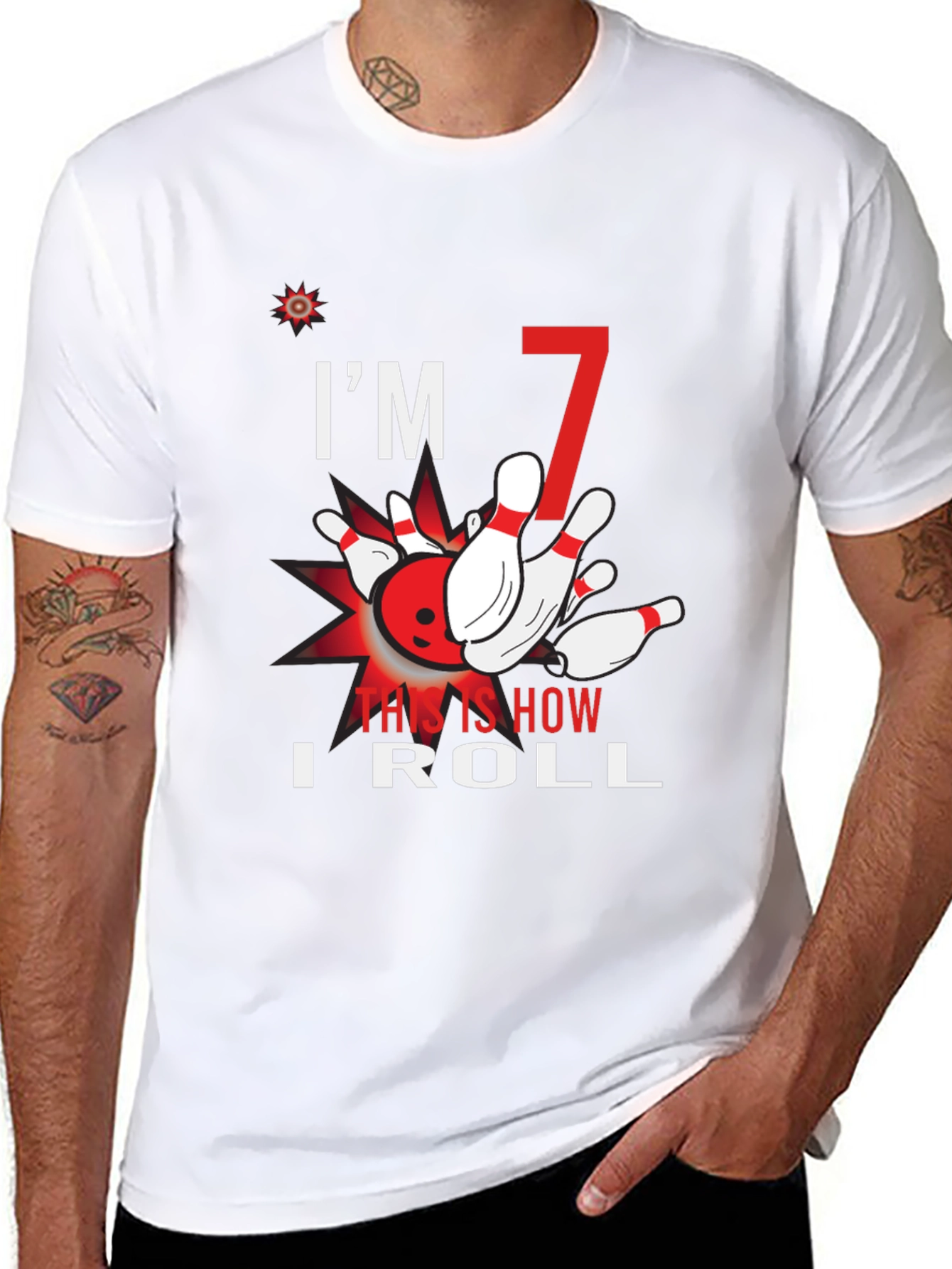 Im 7 This Is How I Roll Bowling T-Shirt