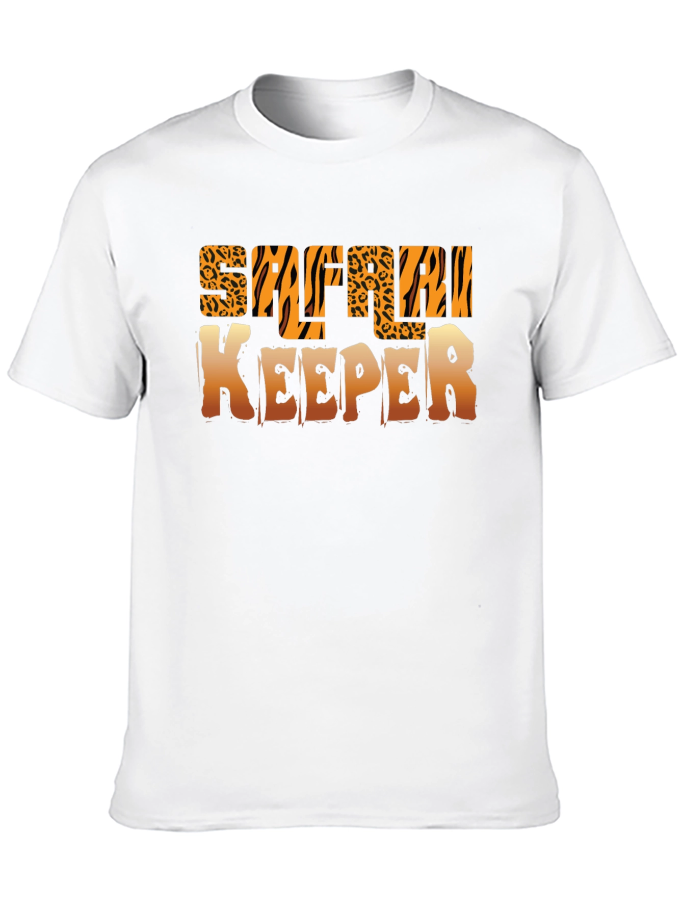Safari Keeper Graphic Print Crewneck T-Shirt
