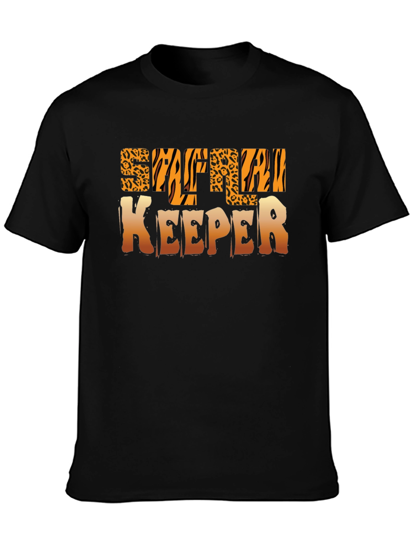 Safari Keeper Graphic Print Crewneck T-Shirt