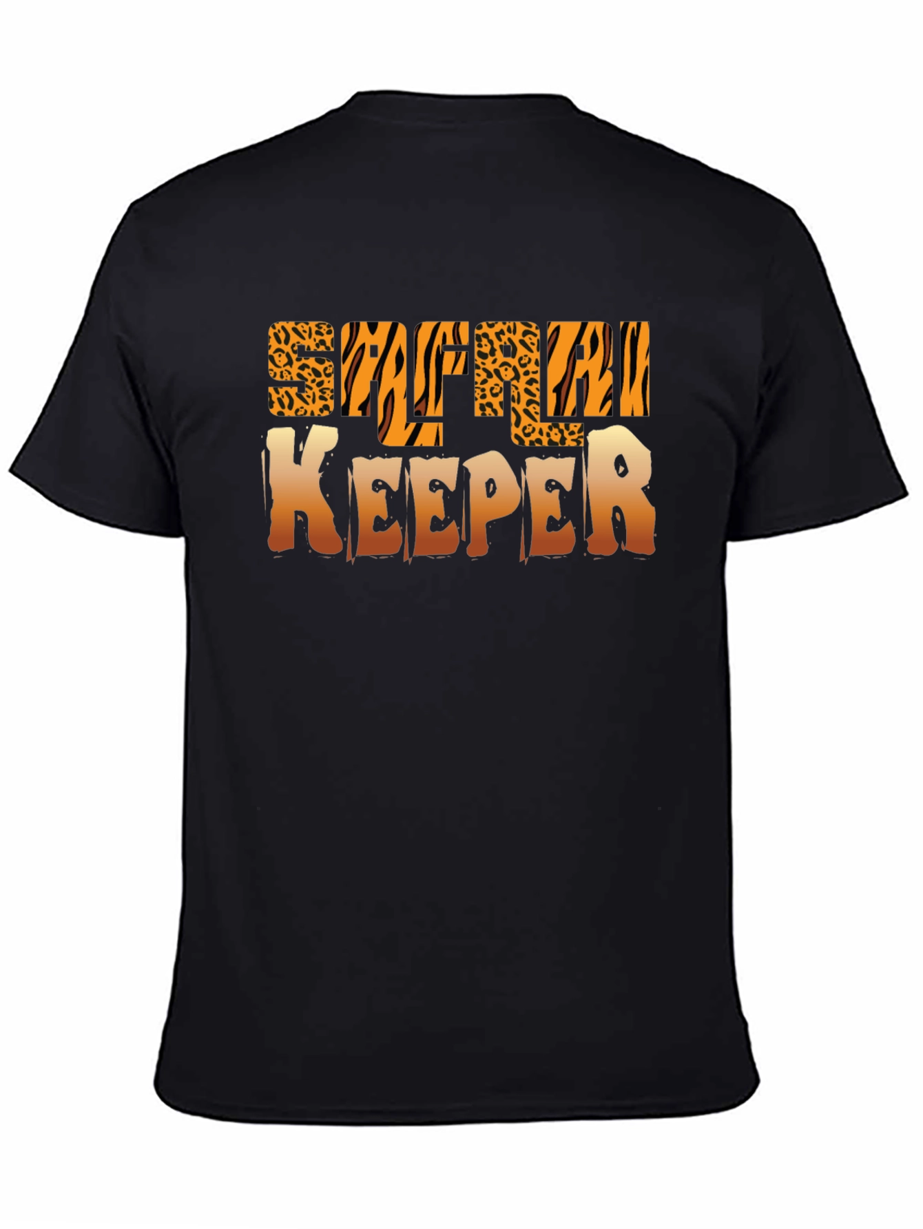 Safari Keeper Graphic Print Crewneck T-Shirt