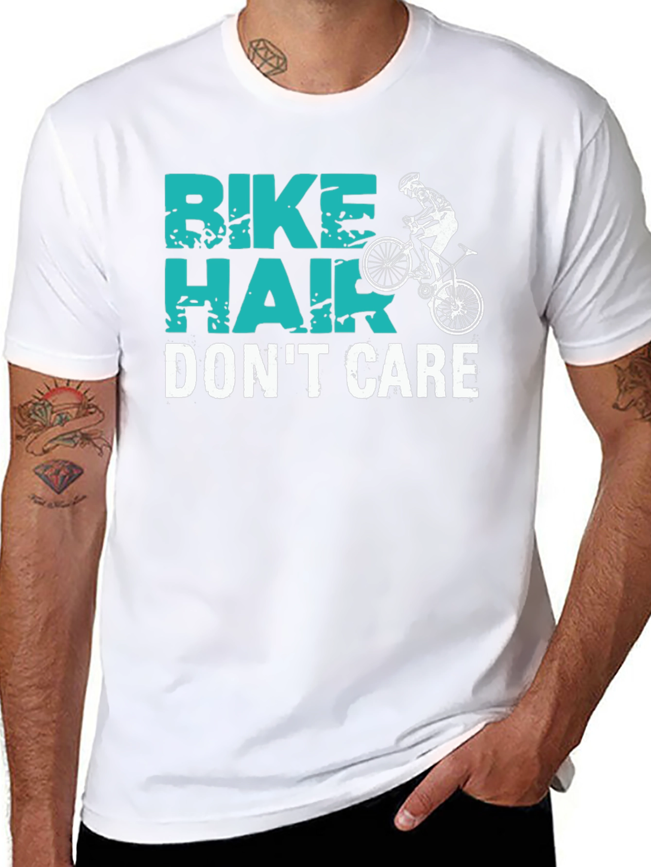 Bike Hair Dont Care T-Shirt