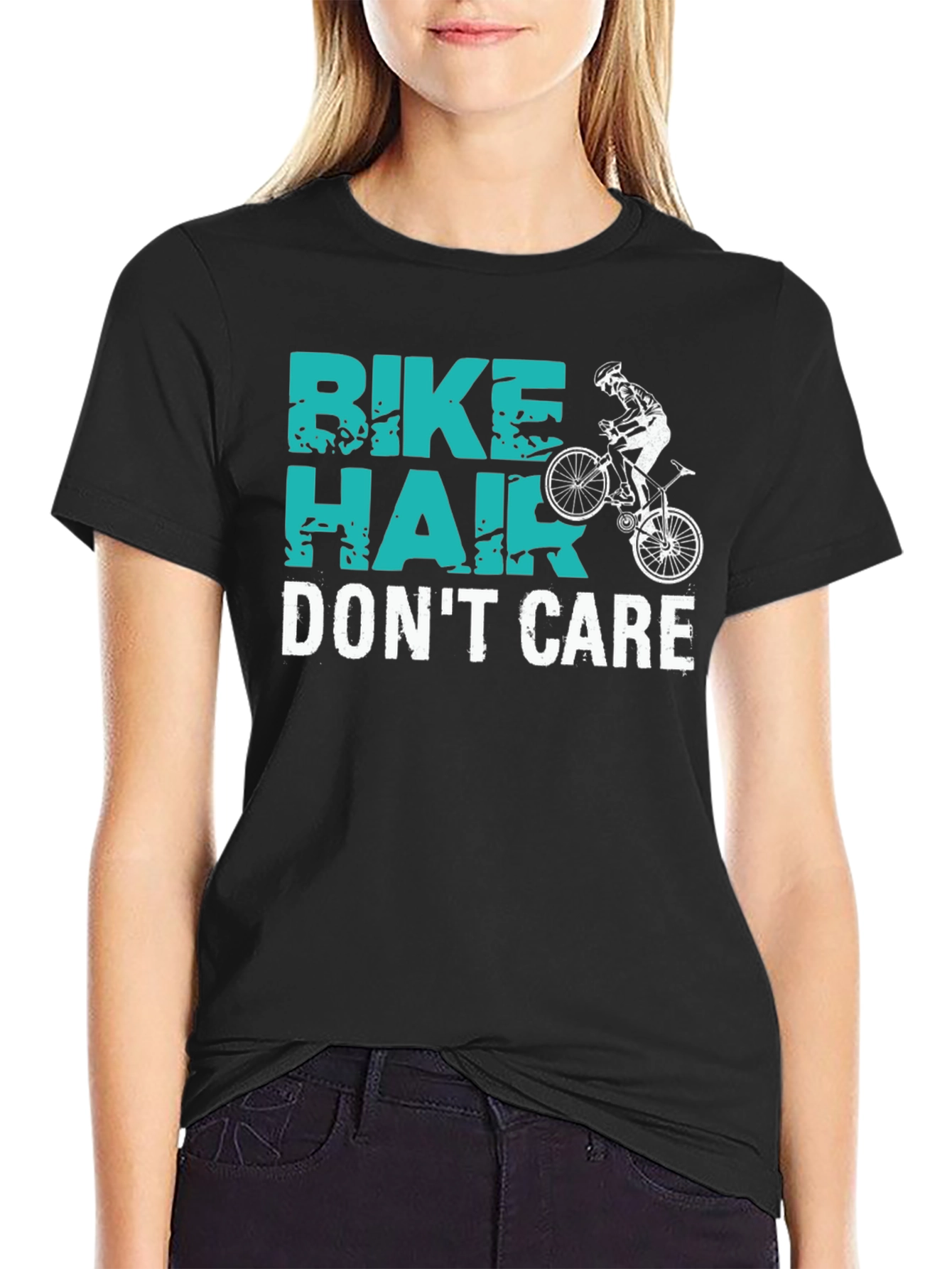 Bike Hair Dont Care T-Shirt