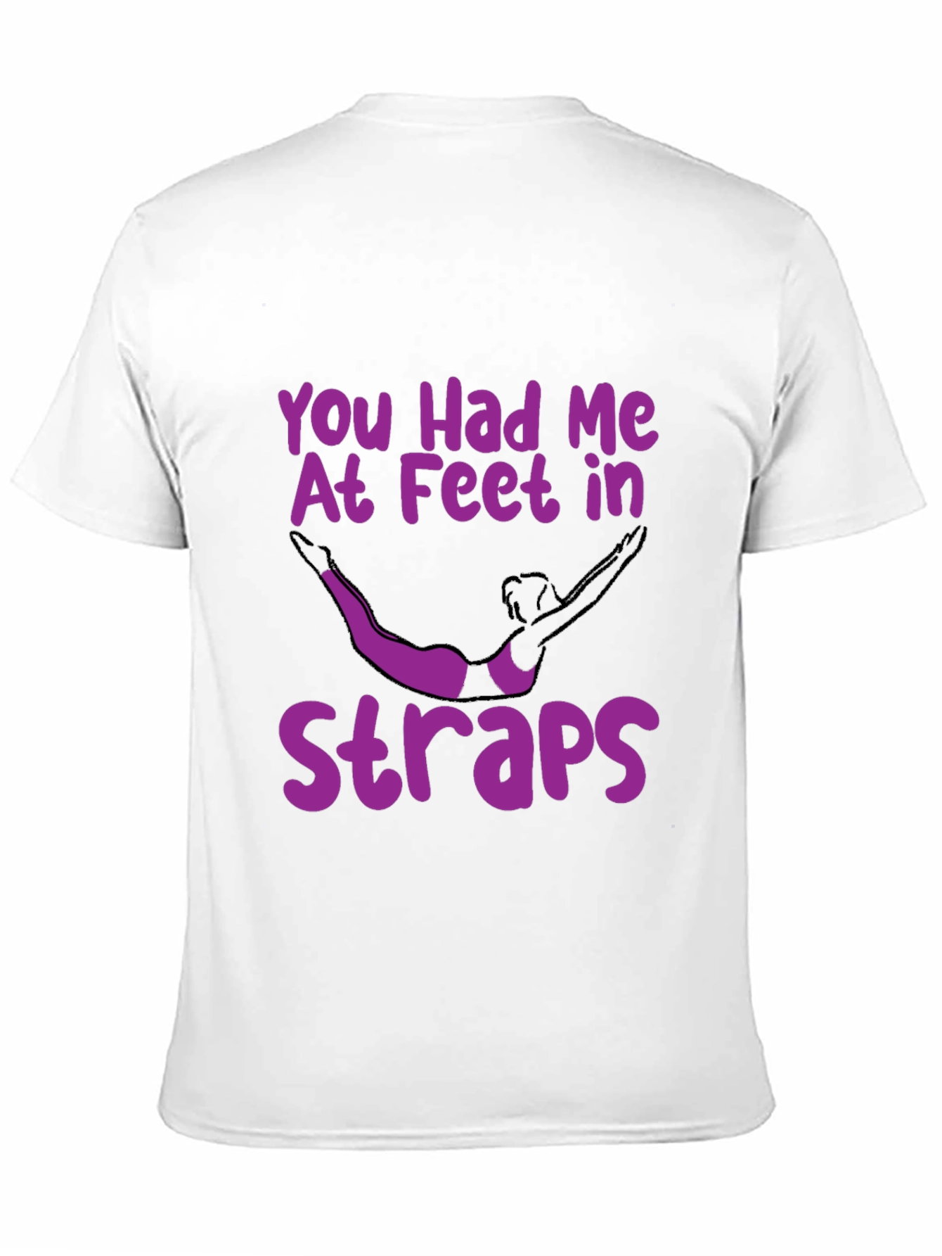 Feet in Straps T-Shirt: Unique Gymnast Design