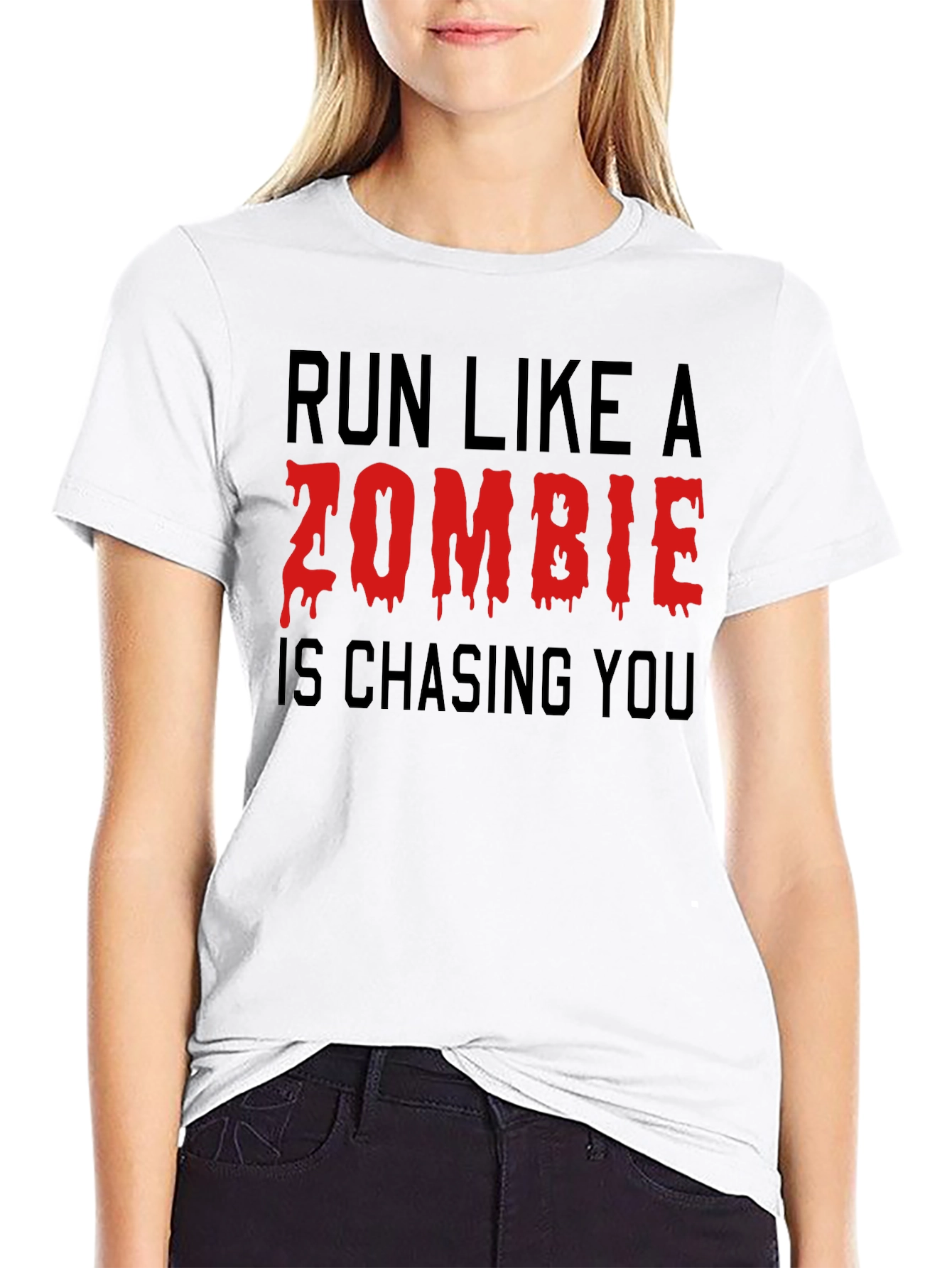 Run Like a Zombie T-Shirt - Black