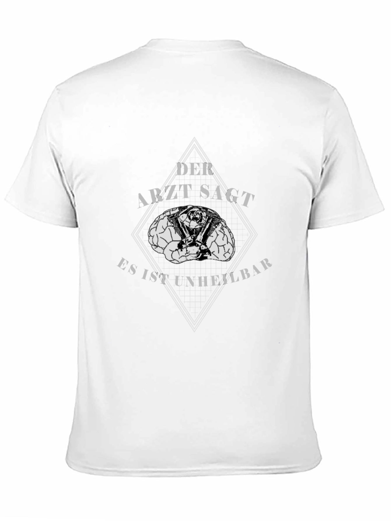 Der Arzt Sagt T-Shirt - Unheilbar Brain Motorcycle