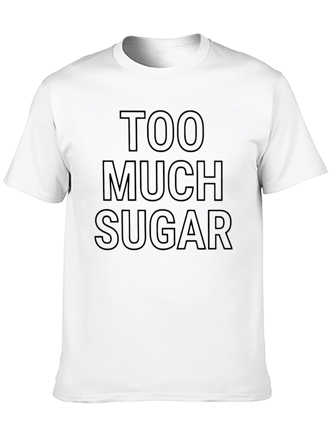 Too Much Sugar Graphic Tee - Black