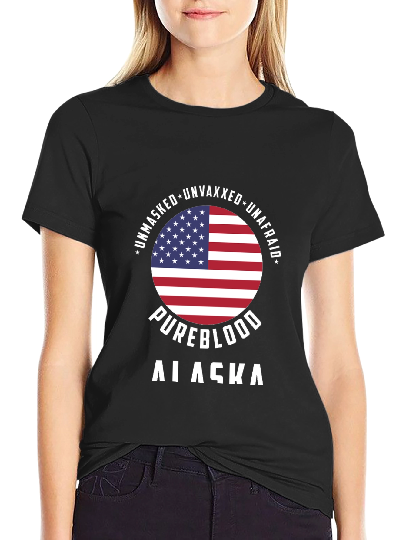 Pureblood Alaska Tee - Unmasked Unvaxxed Unafraid T-Shirt