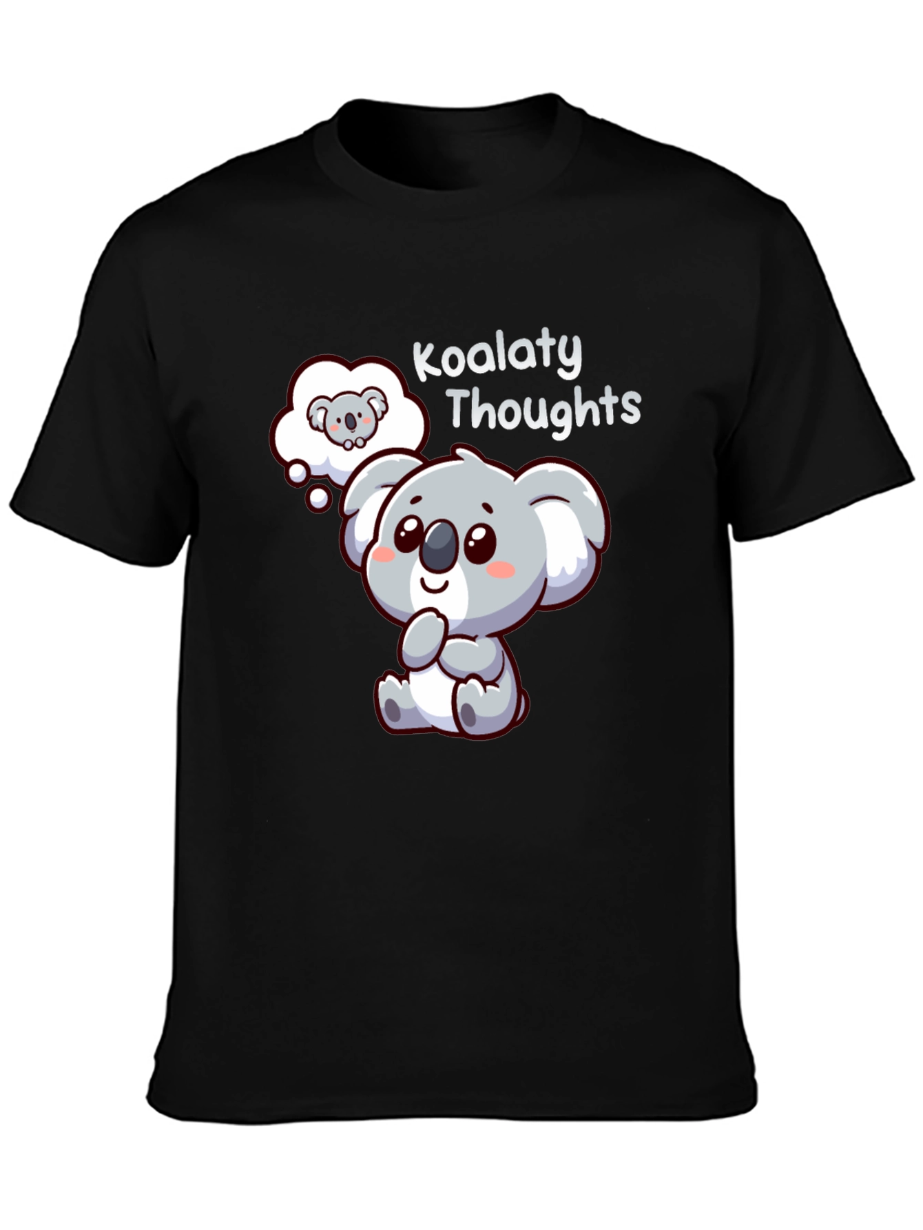 Koalaty Thoughts T-Shirt - Cute Koala Graphic Tee
