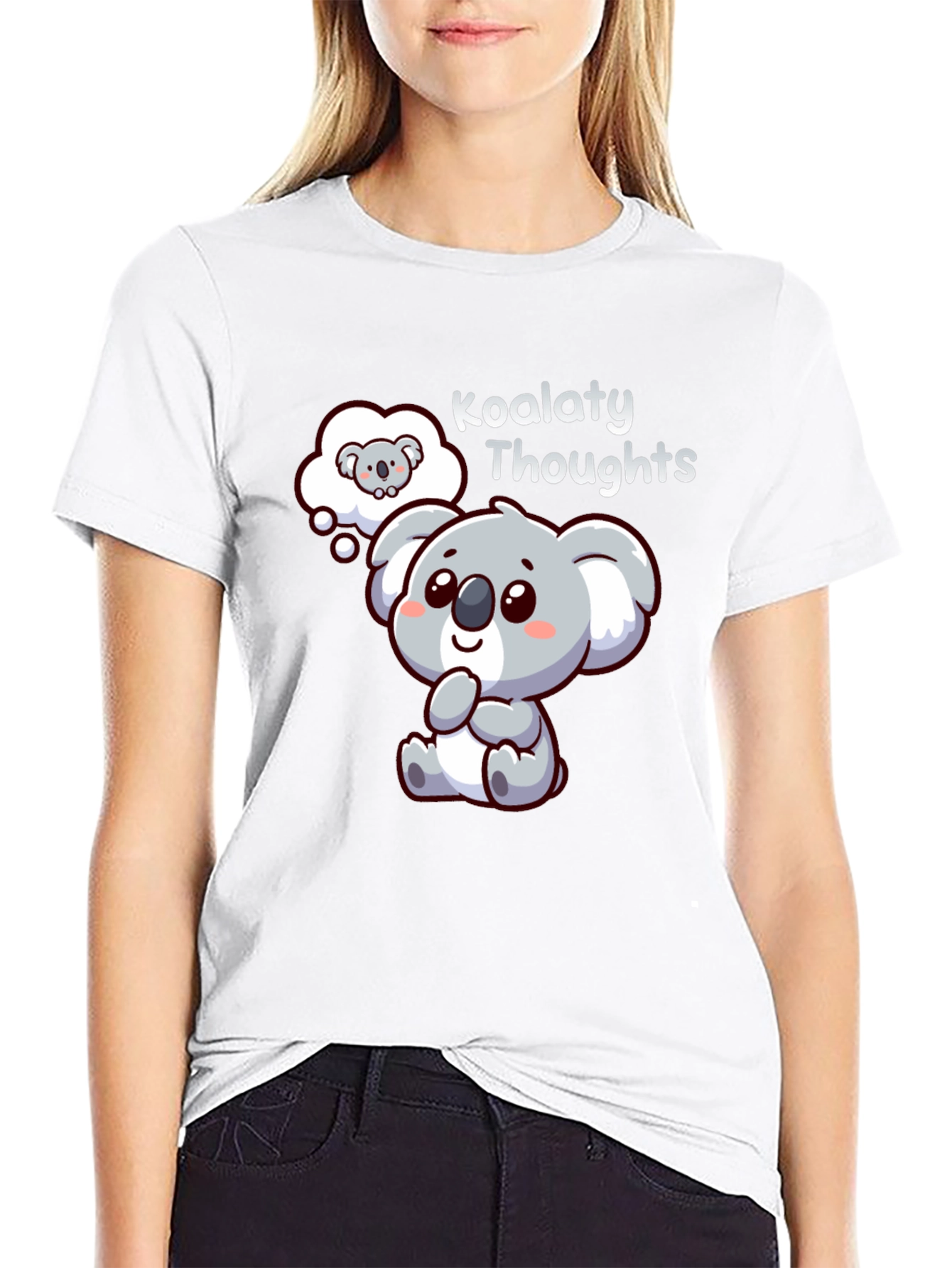 Koalaty Thoughts T-Shirt - Cute Koala Graphic Tee