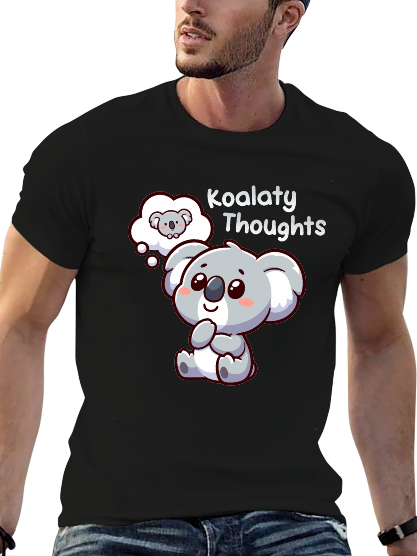 Koalaty Thoughts T-Shirt - Cute Koala Graphic Tee