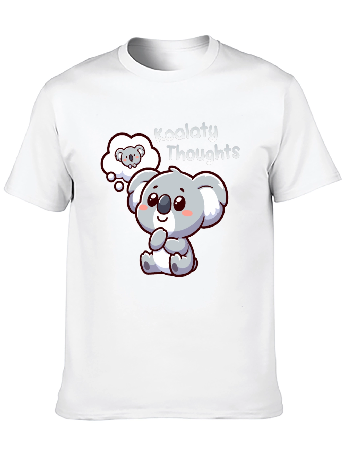 Koalaty Thoughts T-Shirt - Cute Koala Graphic Tee