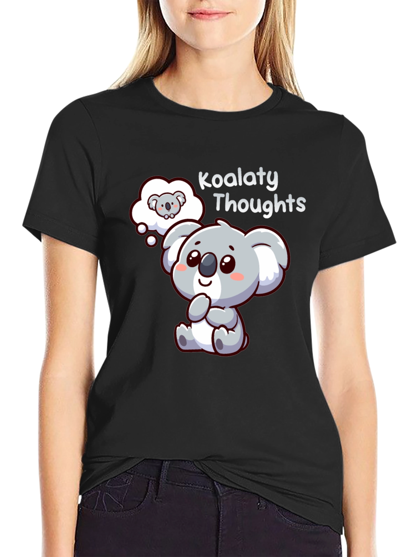 Koalaty Thoughts T-Shirt - Cute Koala Graphic Tee