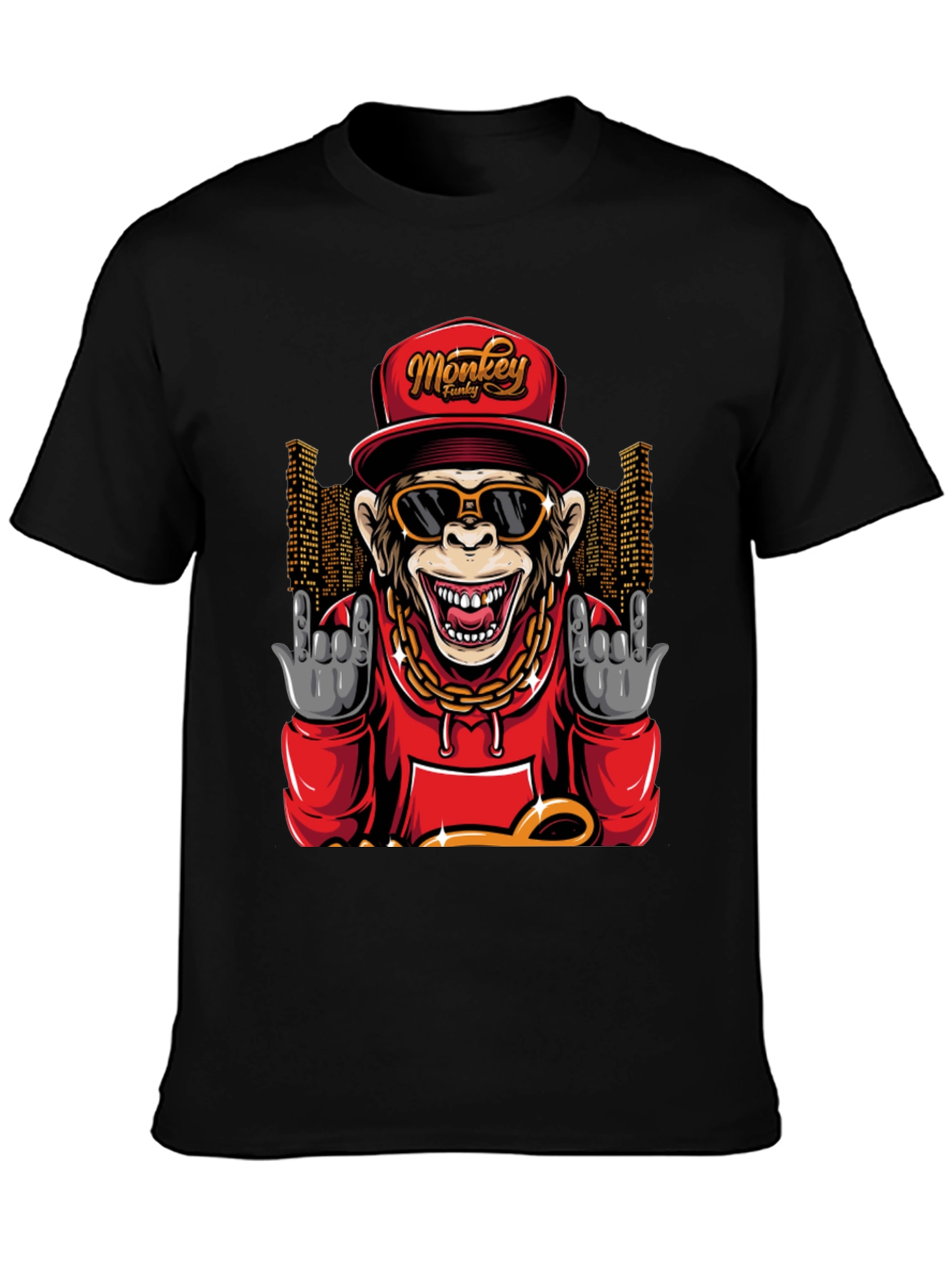 Monkey Funky Graphic Tee - Cool Urban Style
