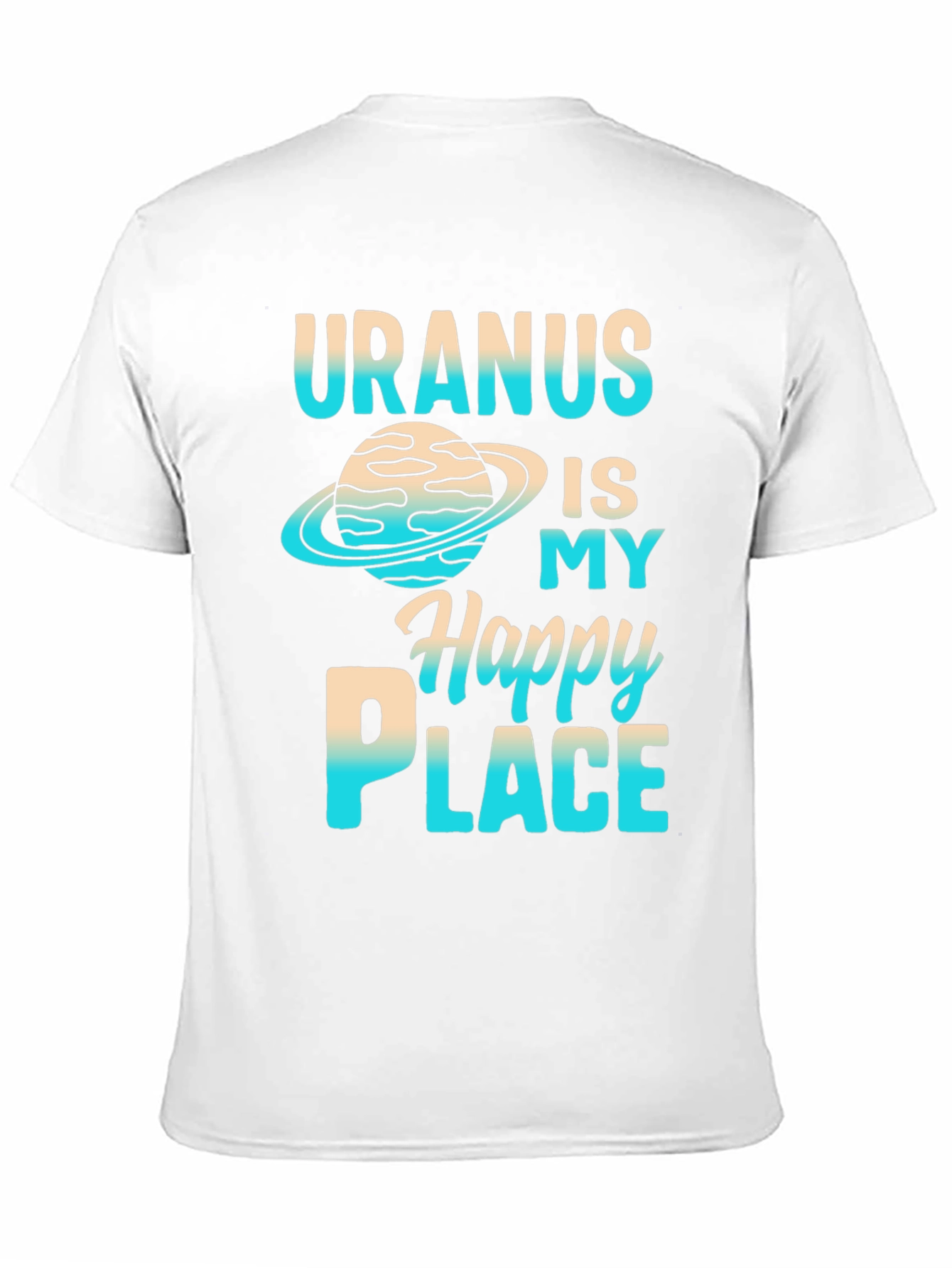 Uranus Happy Place Graphic T-Shirt