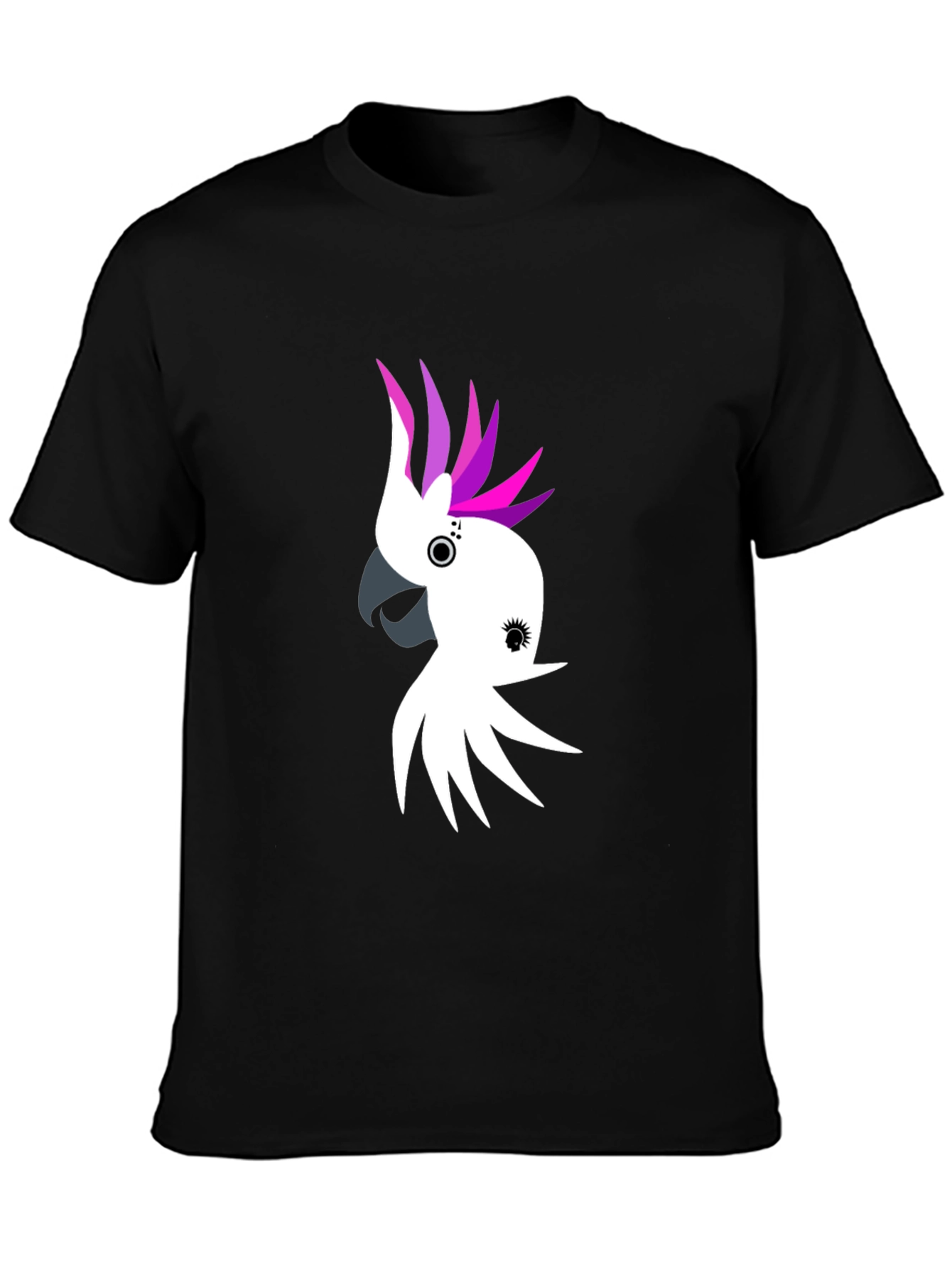 Cockatoo Graphic Tee - Black