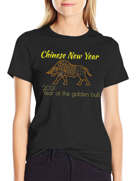 Chinese New Year 2021 Golden Bull T-Shirt