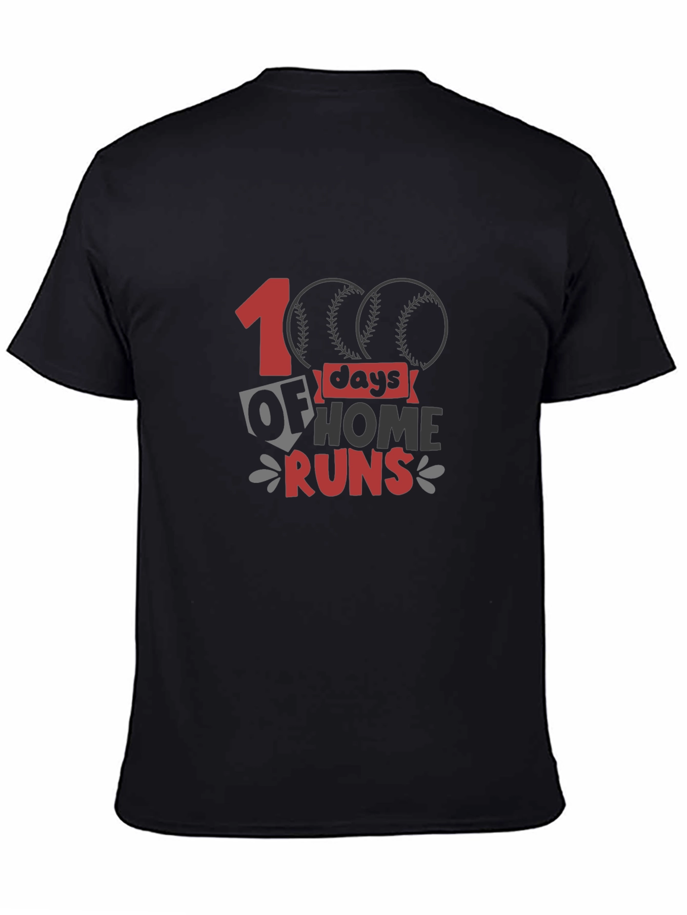 100 Days of Home Runs Baseball T-Shirt