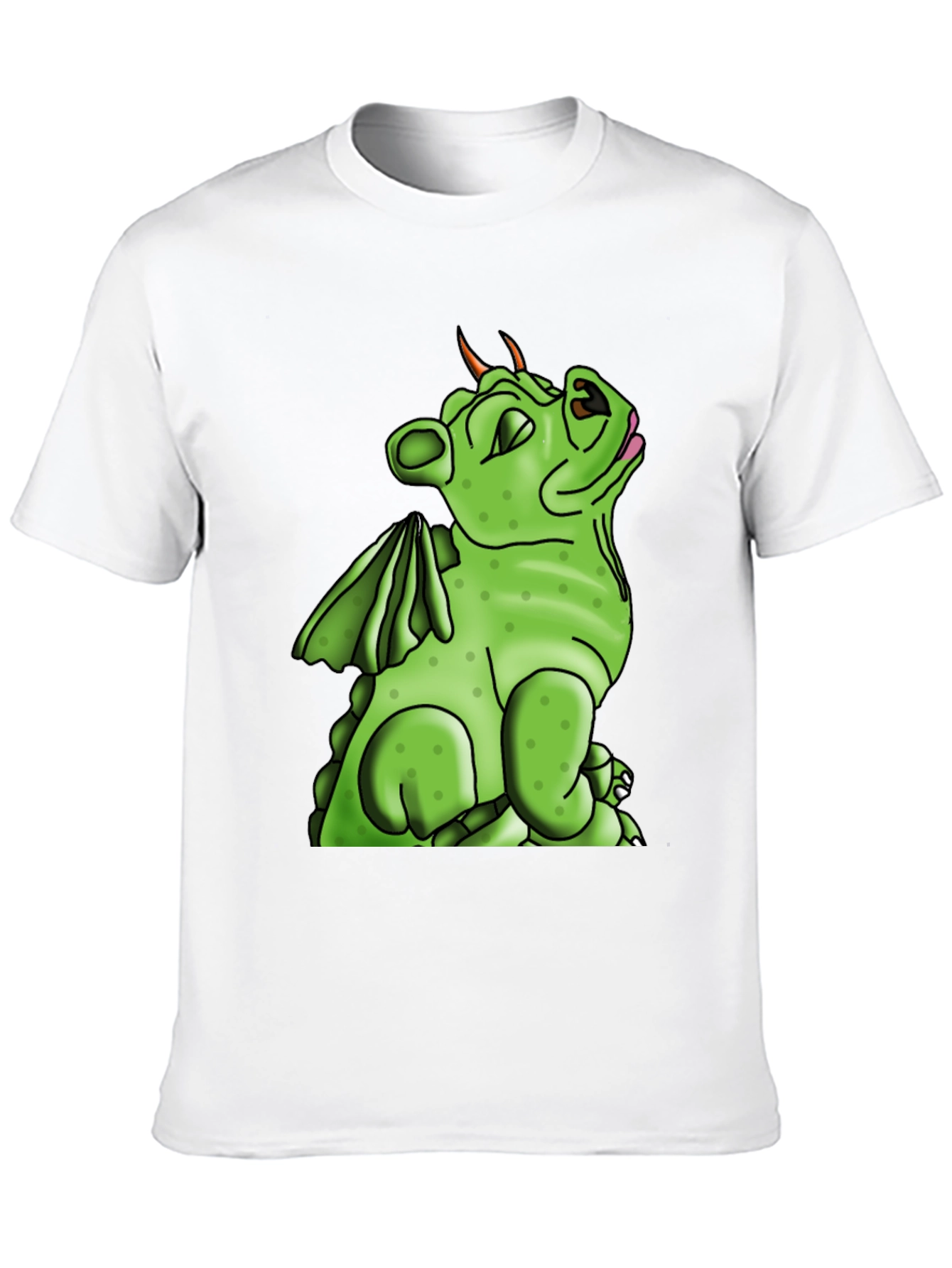 Green Dragon Graphic T-Shirt - Fantasy Creature Tee
