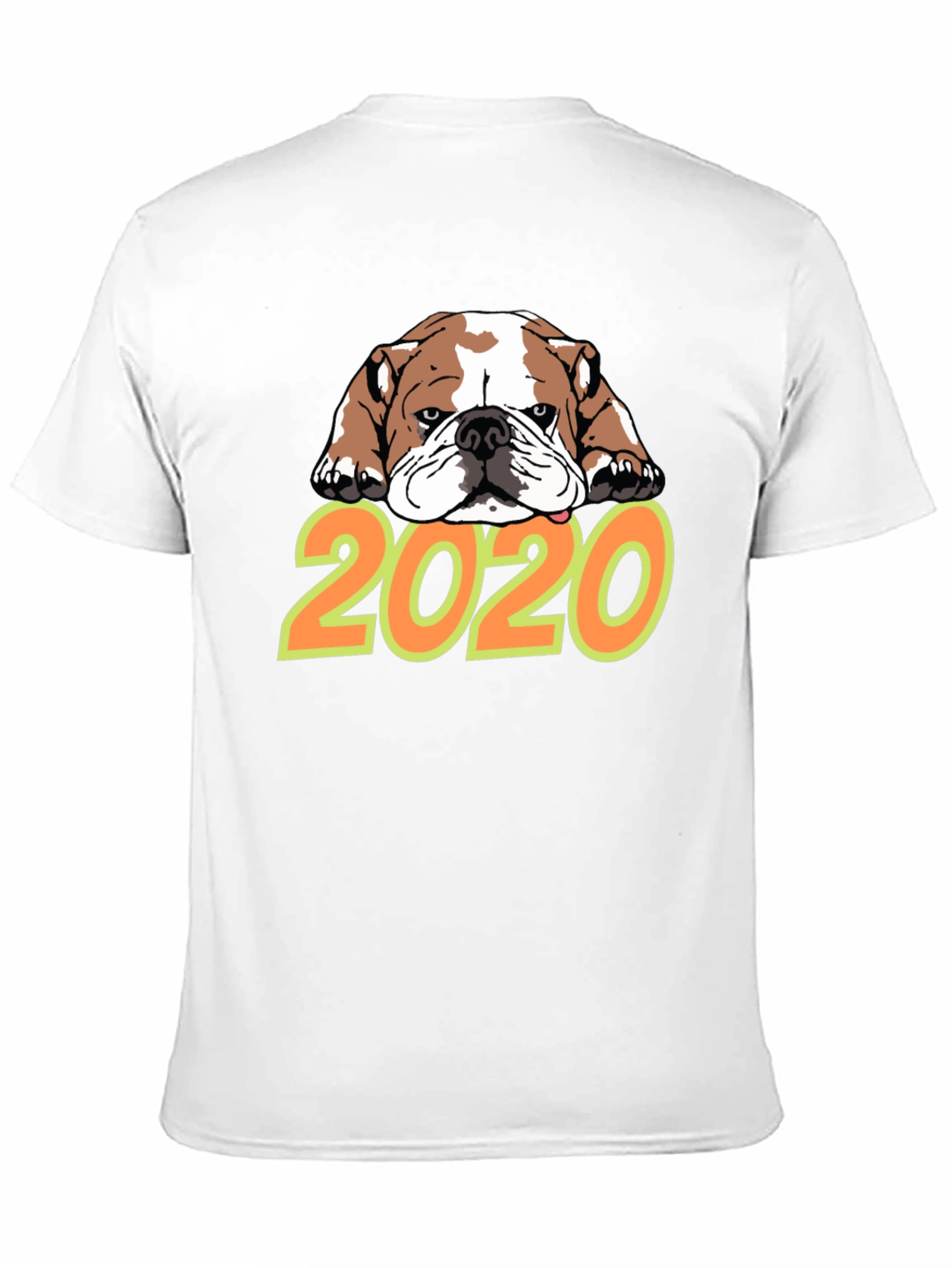 Bulldog 2020 Graphic Tee - Black Crew Neck