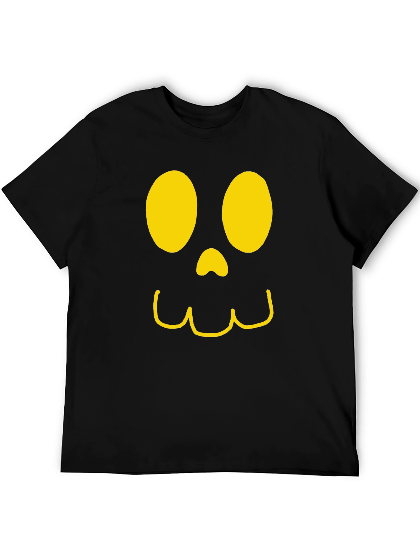 Spooky Face Graphic T-Shirt - Halloween Fun