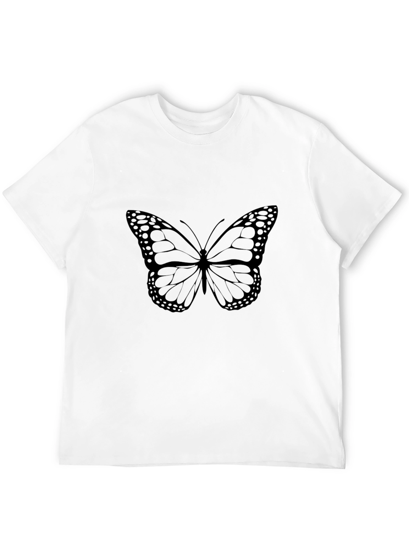 Butterfly Graphic Black T-Shirt