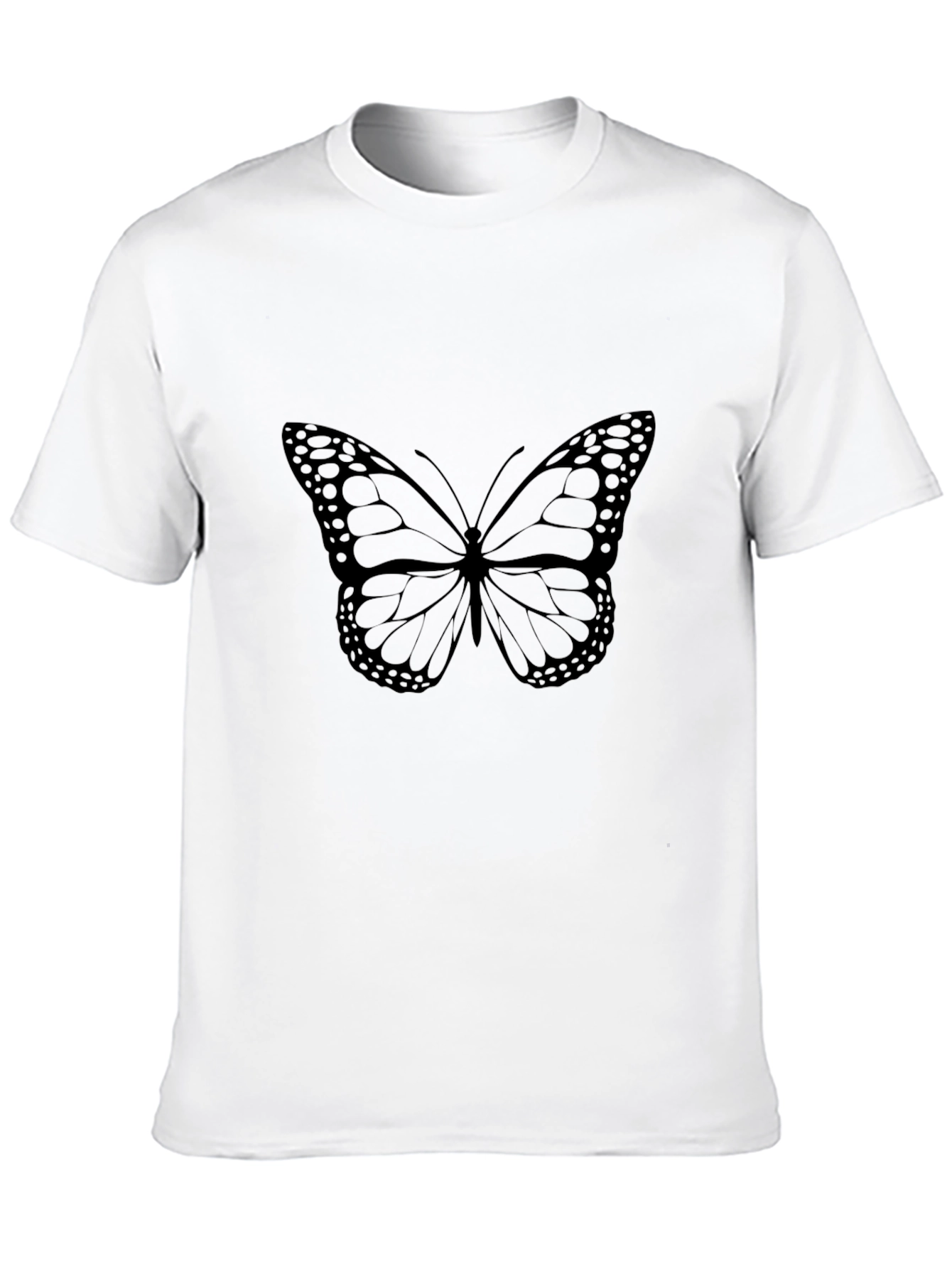 Butterfly Graphic Black T-Shirt