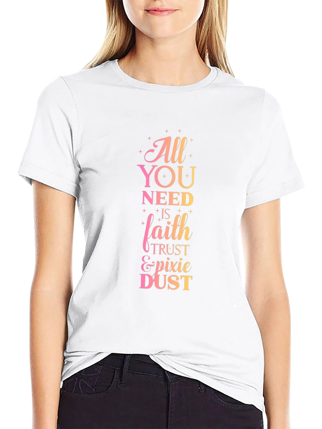All You Need Is Faith Black T-Shirt