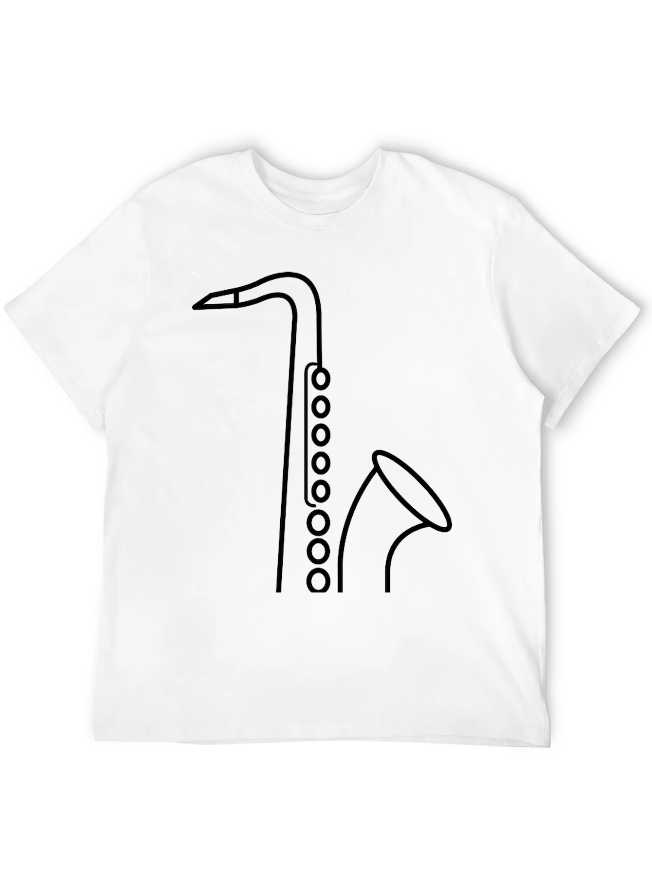 Saxophone Graphic Tee - Cool Musician T-Shirt