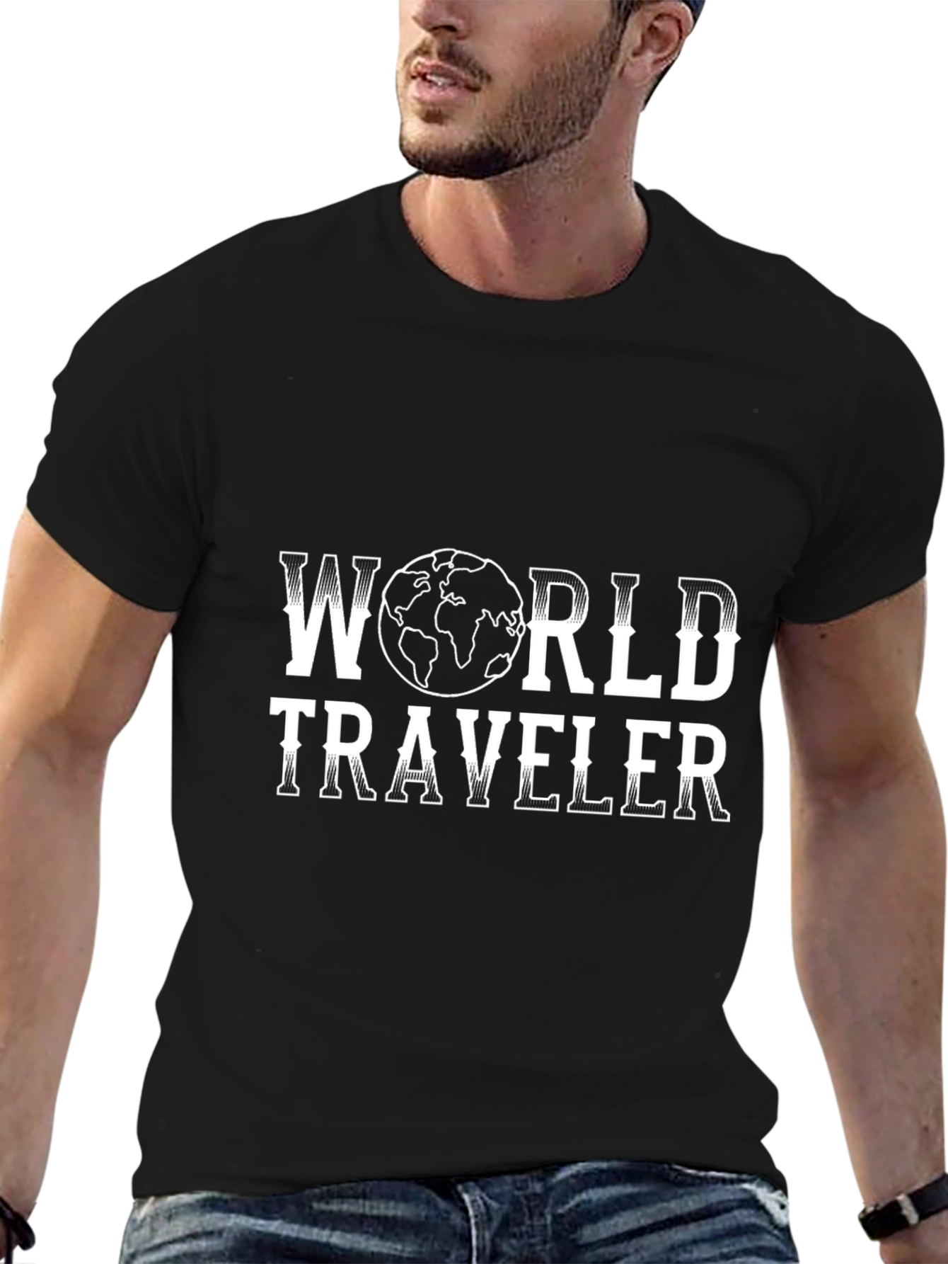 World Traveler Graphic Tee - Adventure Awaits!