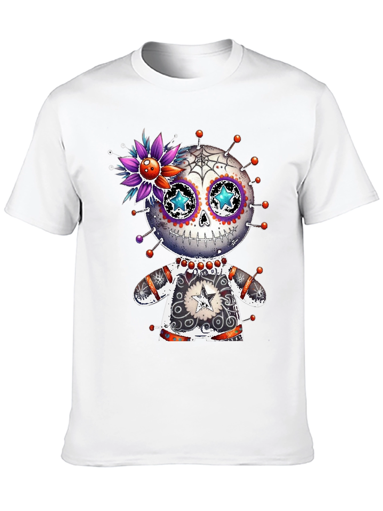 Sugar Skull Voodoo Doll T-Shirt