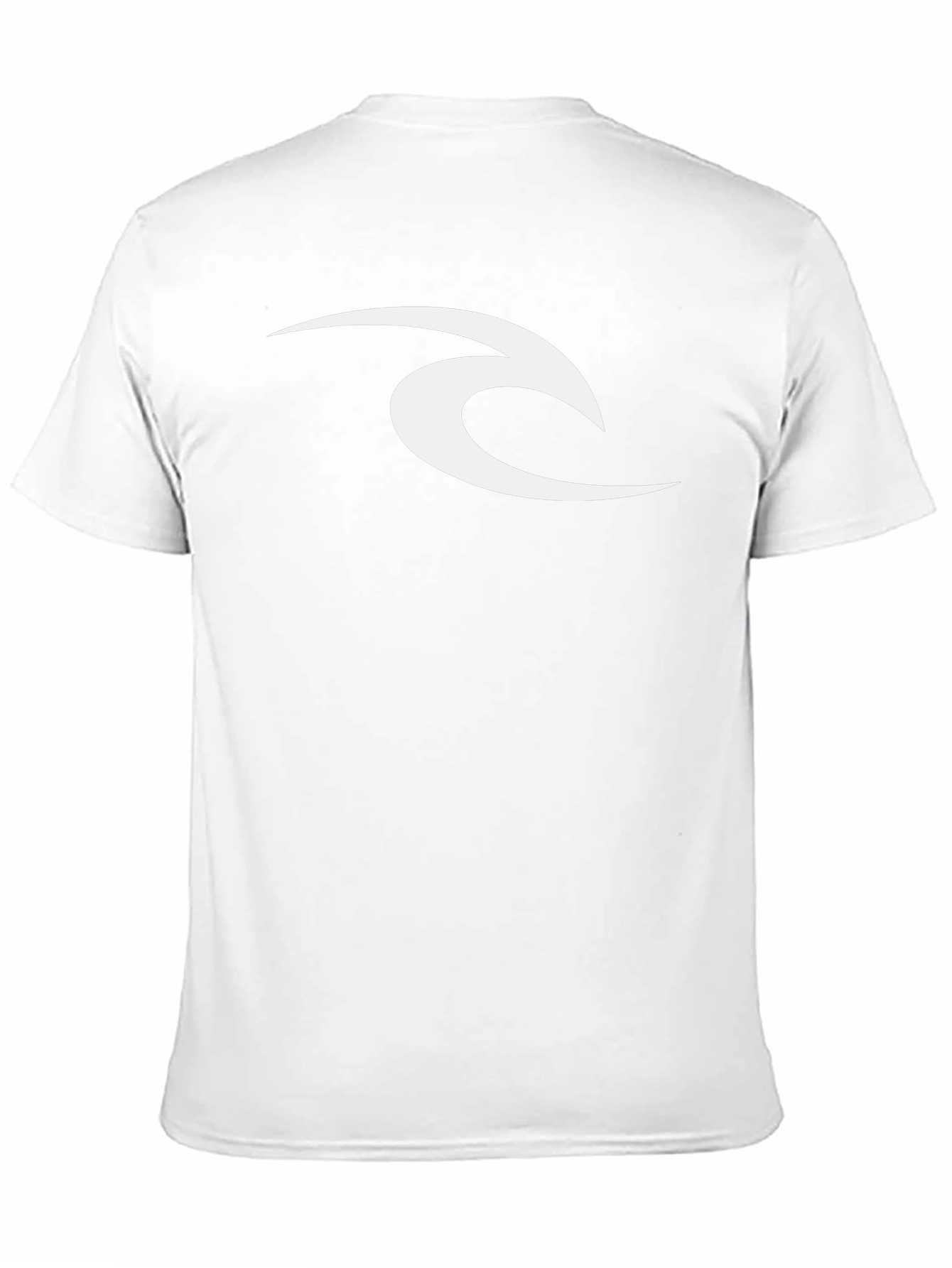 Mens Black Graphic Tee - Iconic Wave Logo