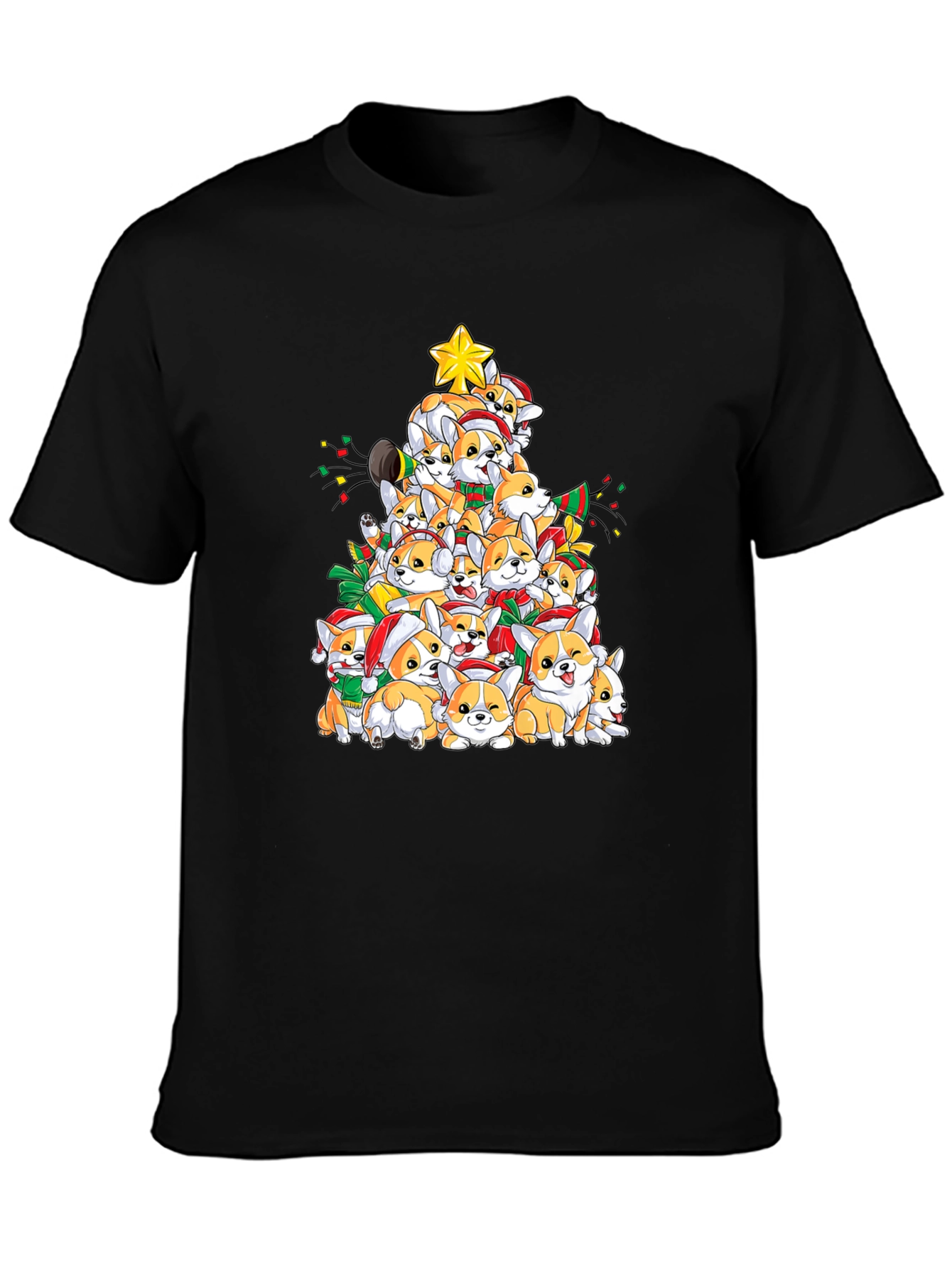 Corgi Christmas Tree T-Shirt