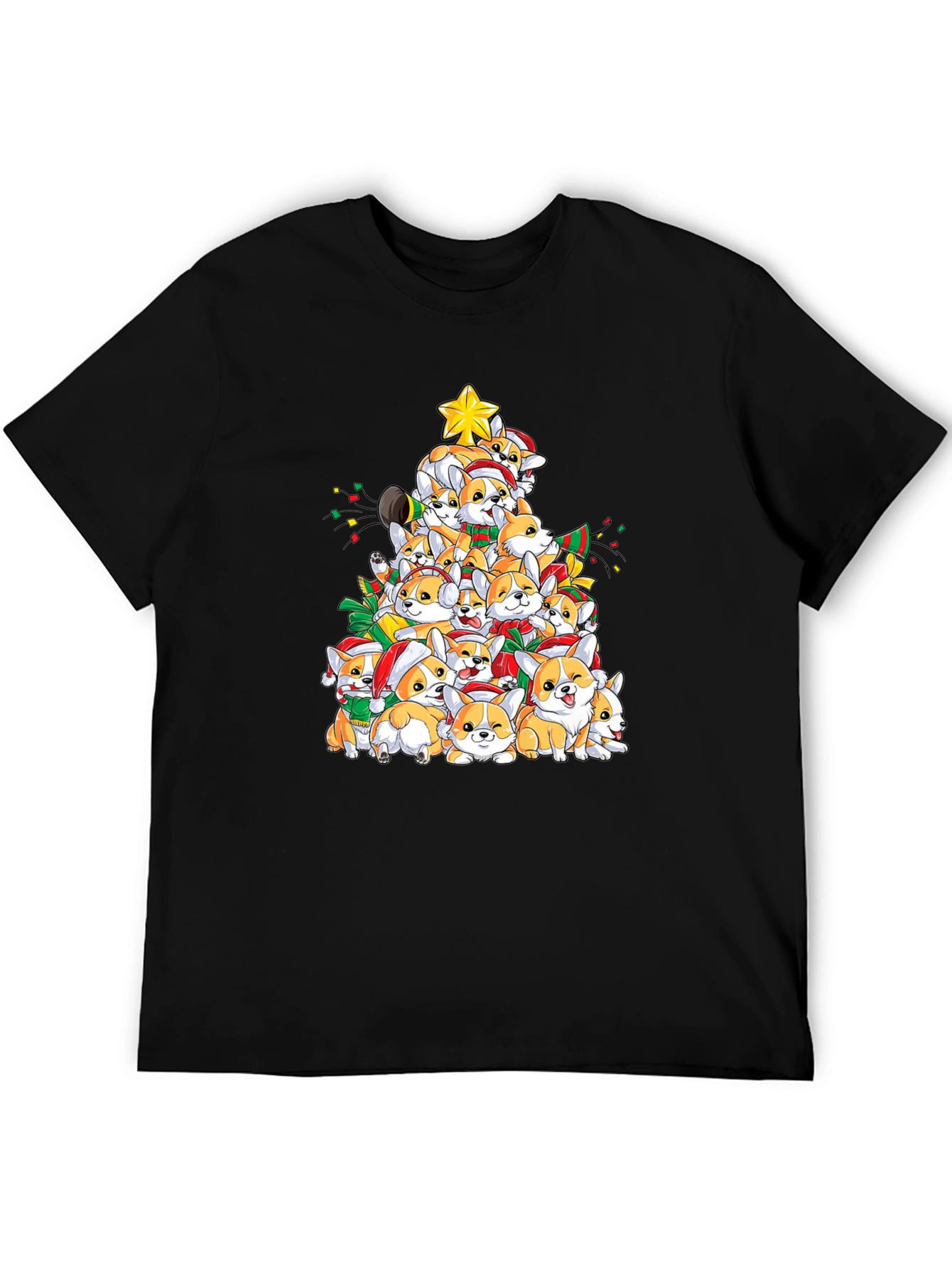 Corgi Christmas Tree T-Shirt