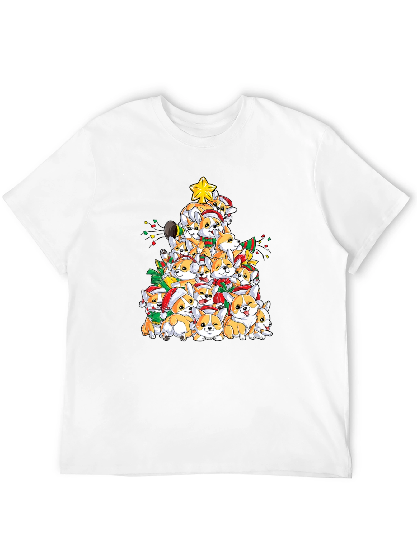 Corgi Christmas Tree T-Shirt