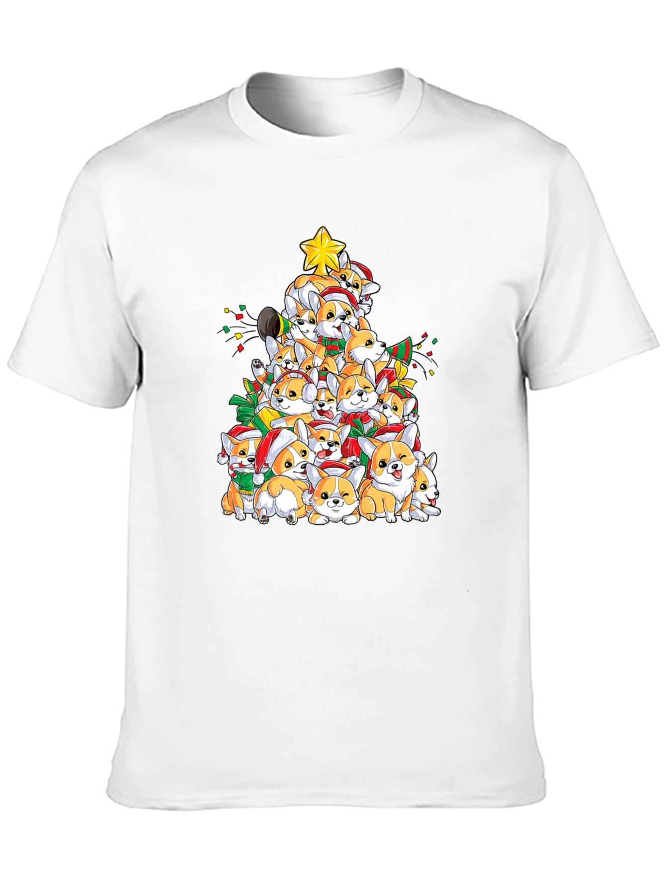 Corgi Christmas Tree T-Shirt