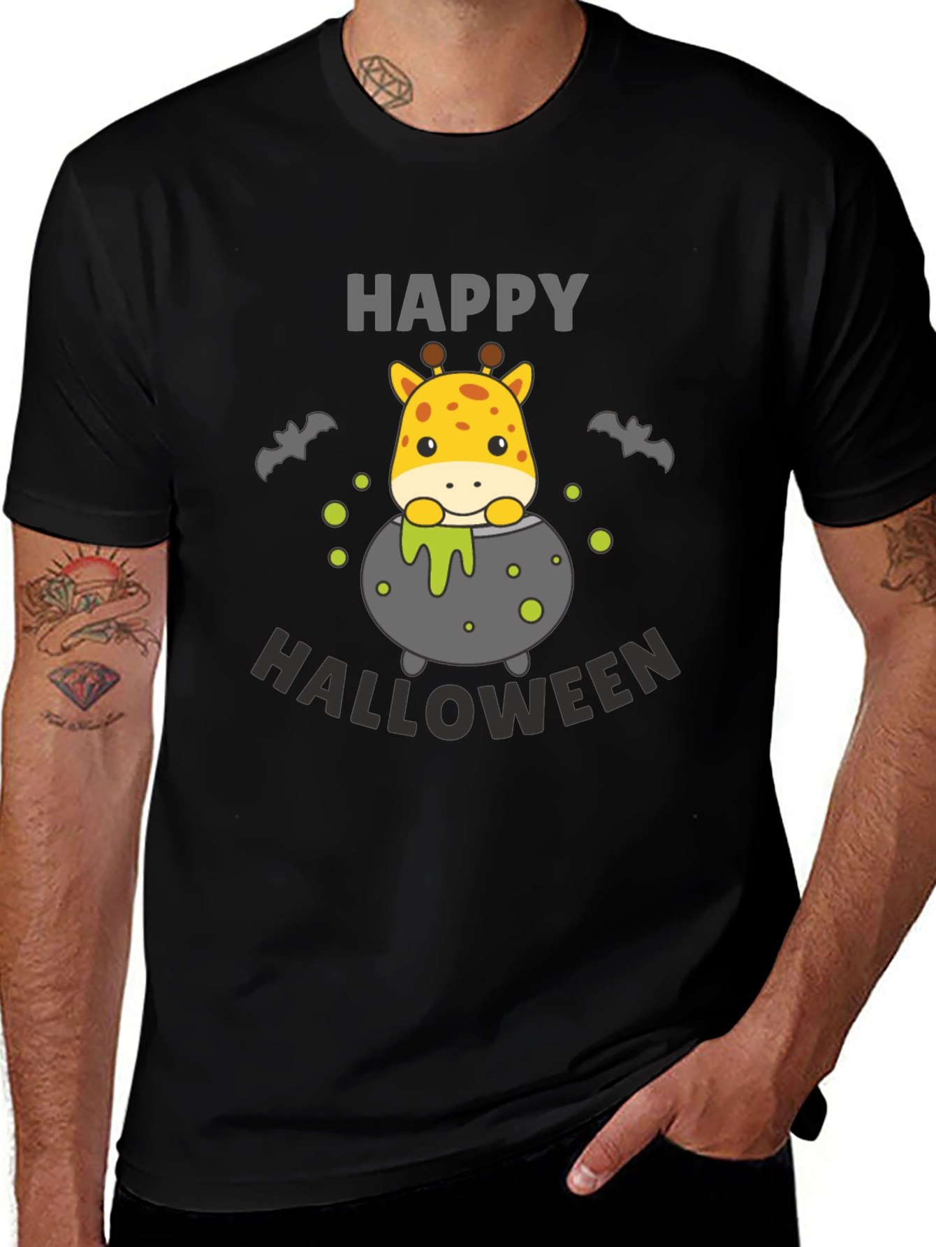 Happy Halloween Giraffe T-Shirt