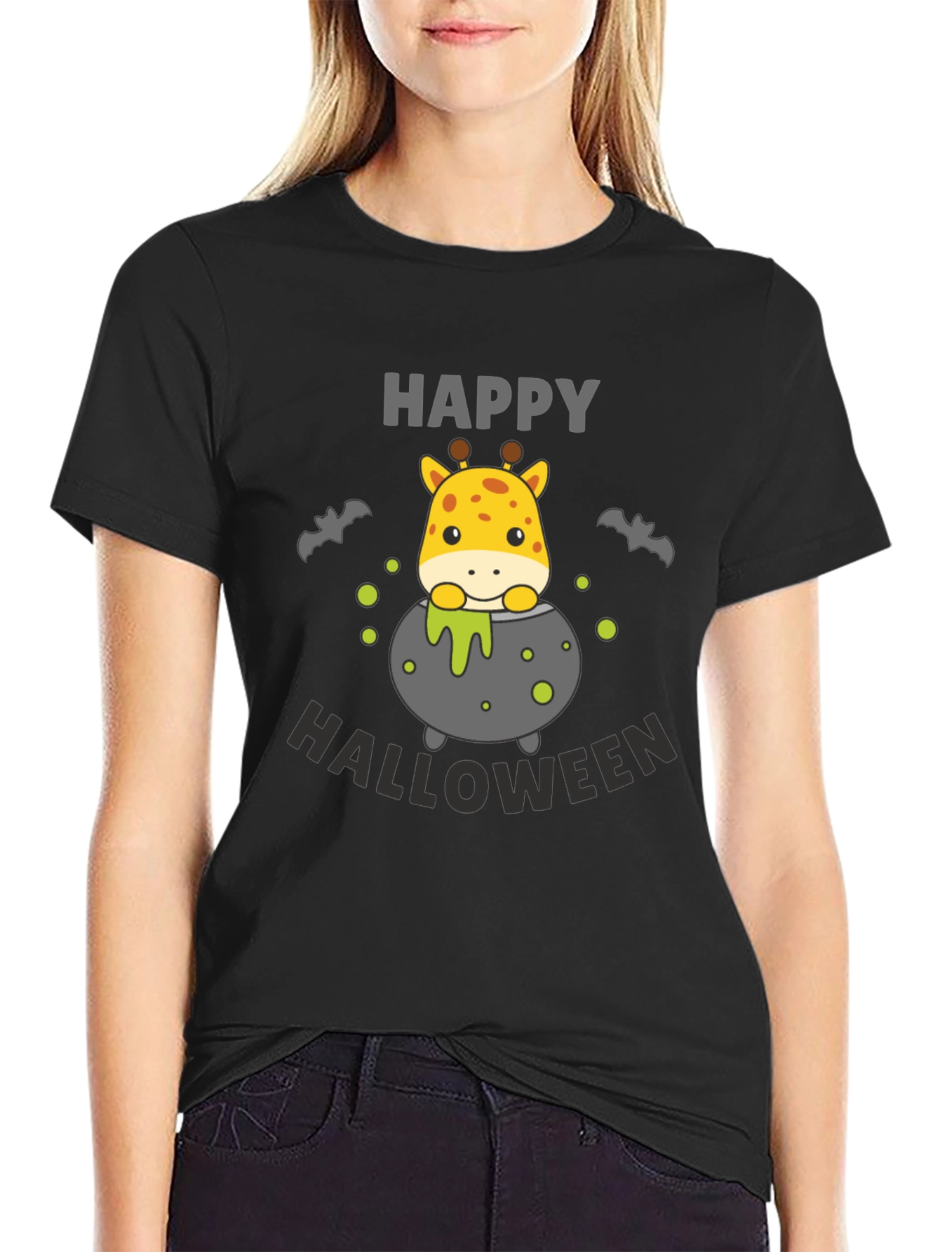 Happy Halloween Giraffe T-Shirt