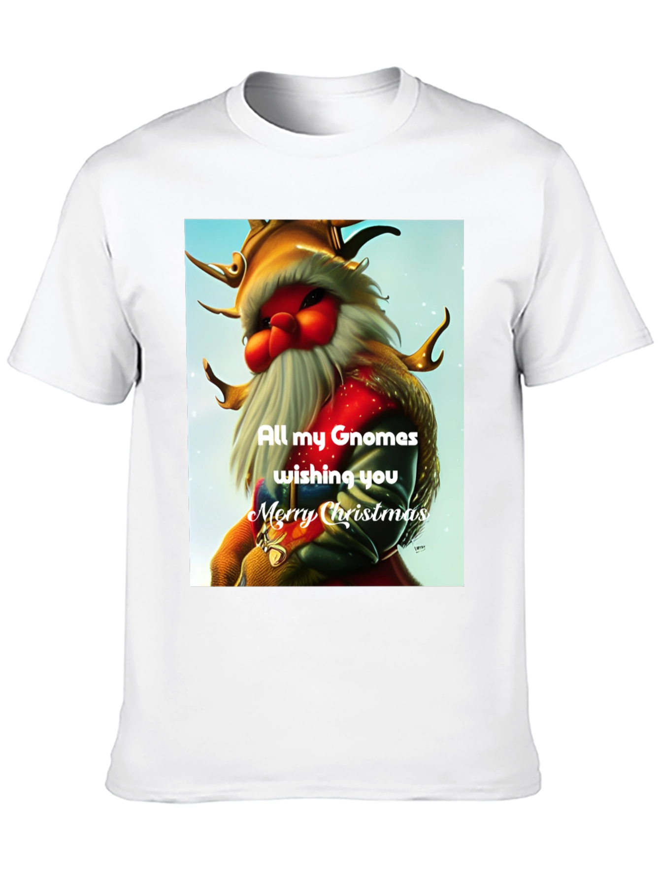 Gnomes Christmas T-Shirt: Holiday Wishes