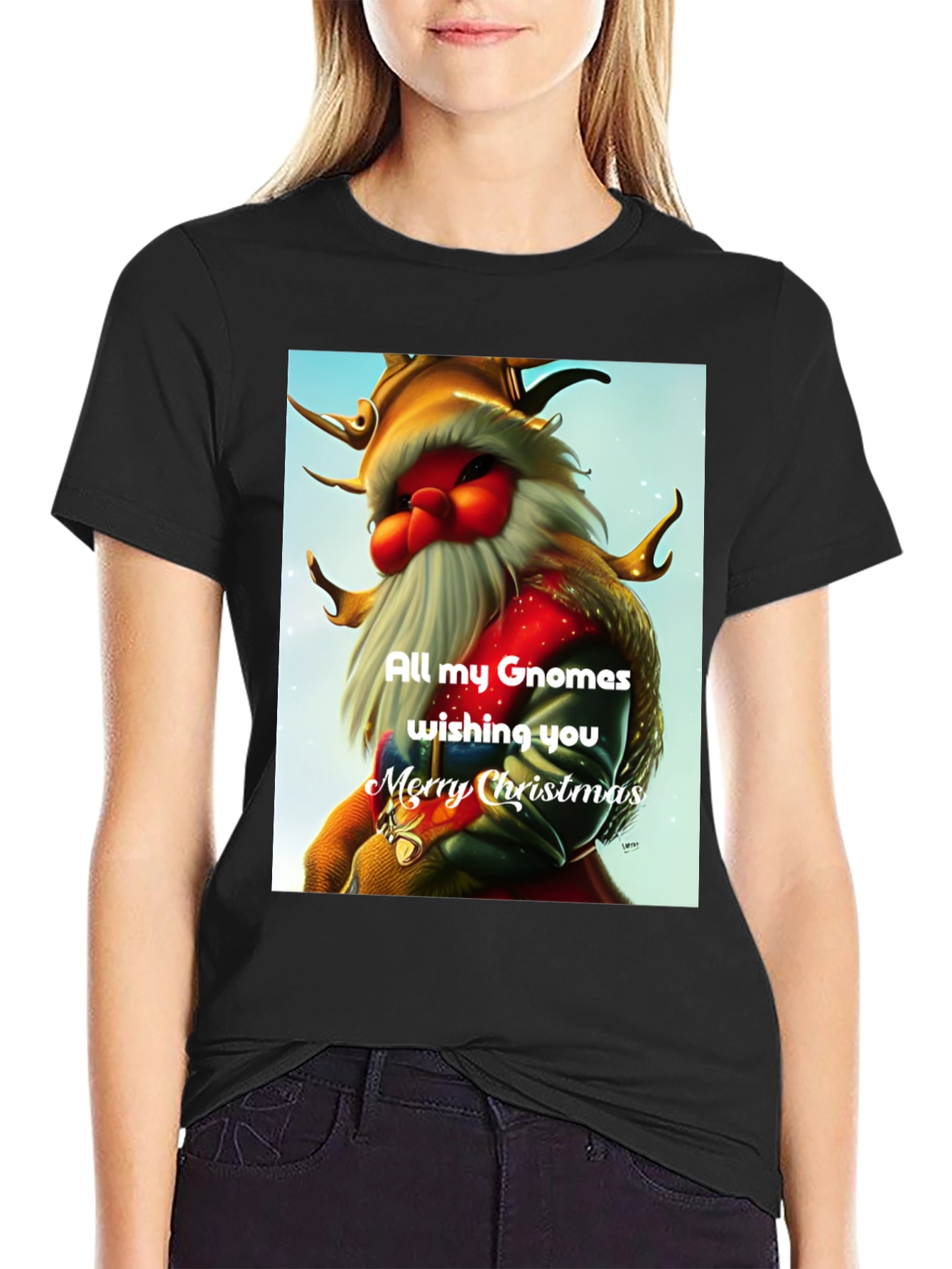 Gnomes Christmas T-Shirt: Holiday Wishes