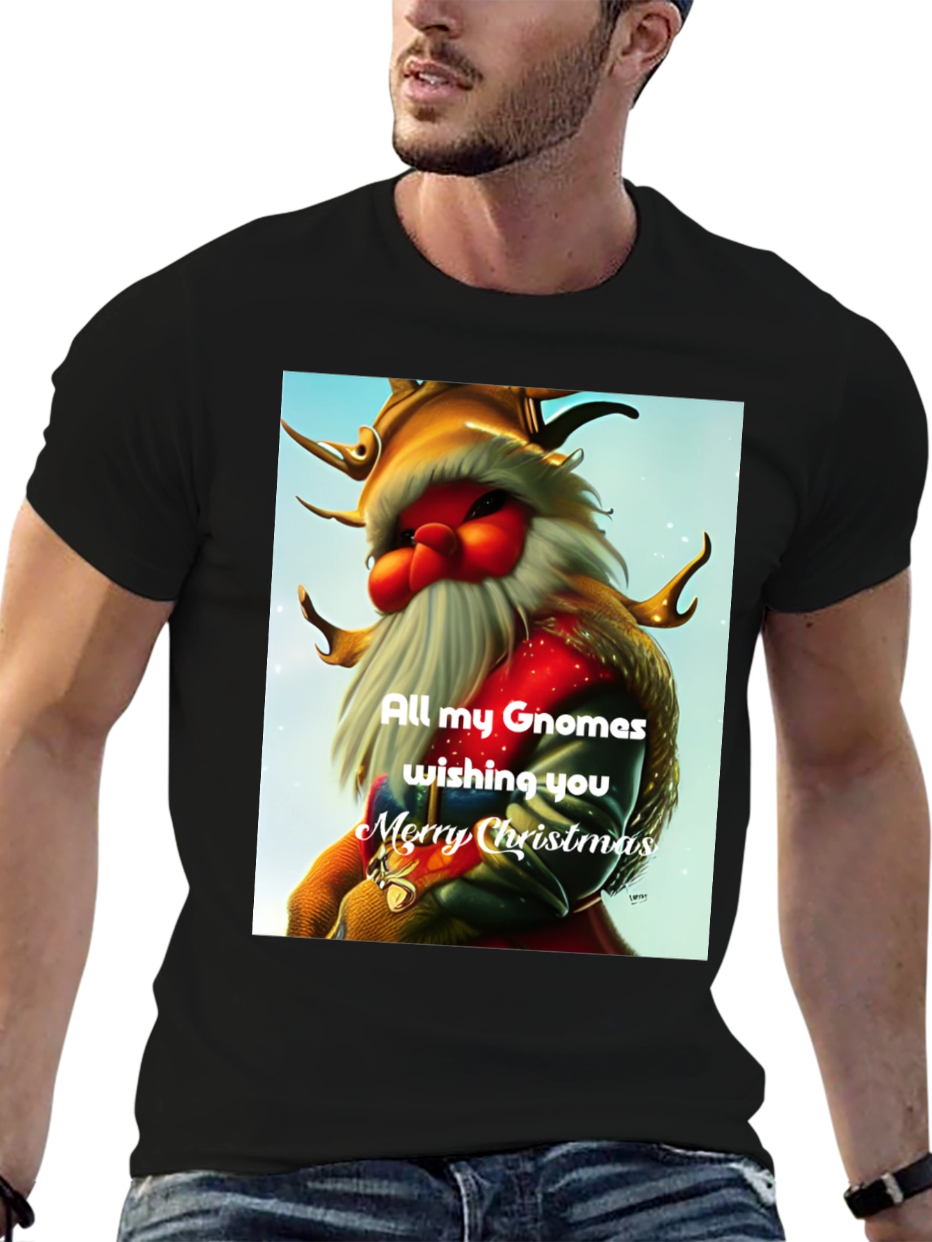 Gnomes Christmas T-Shirt: Holiday Wishes