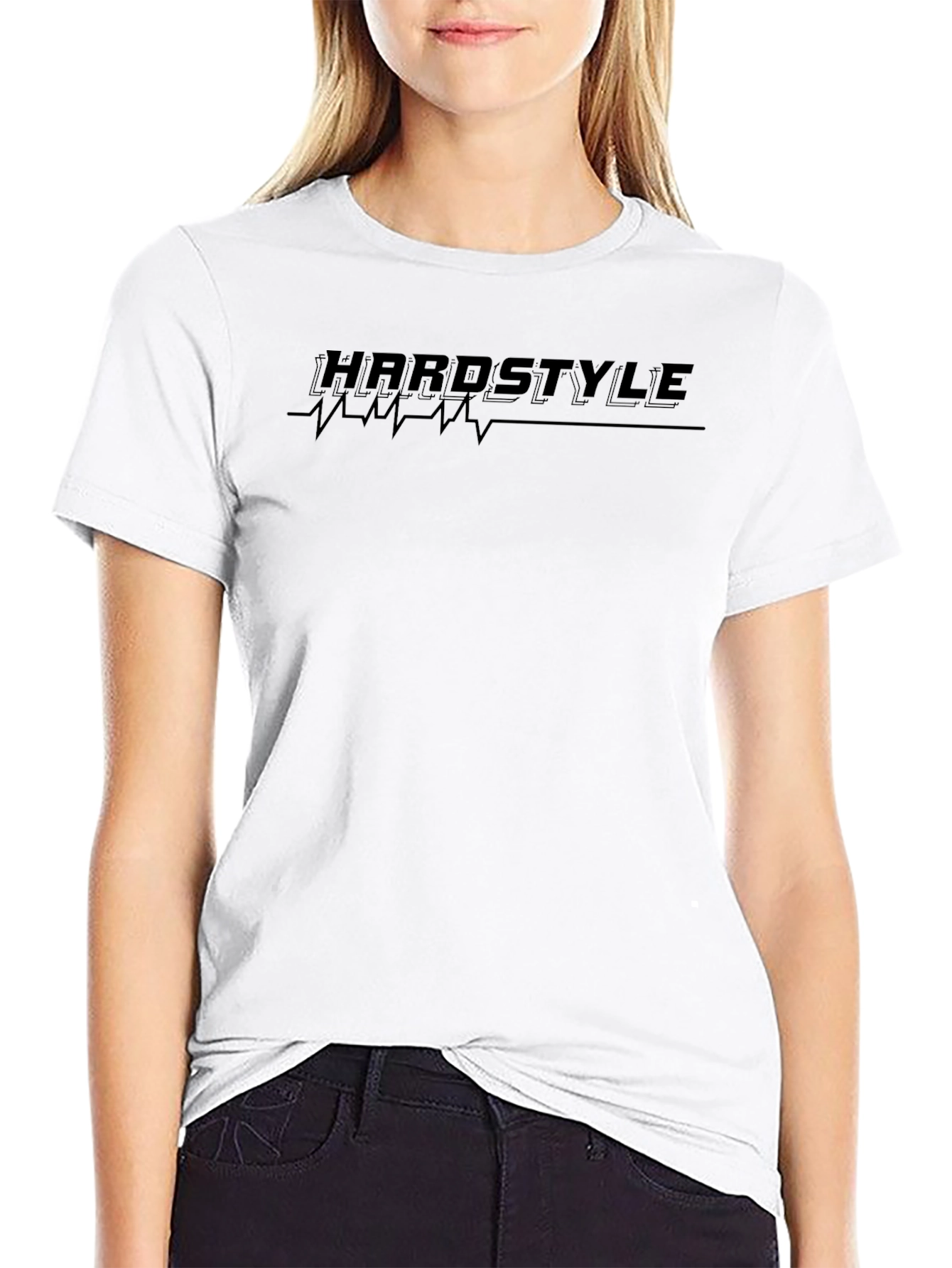 Hardstyle Music Black Graphic T-Shirt
