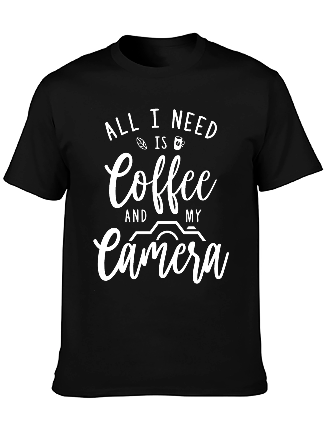 Coffee & Camera Graphic Tee - Photographers Must-Have