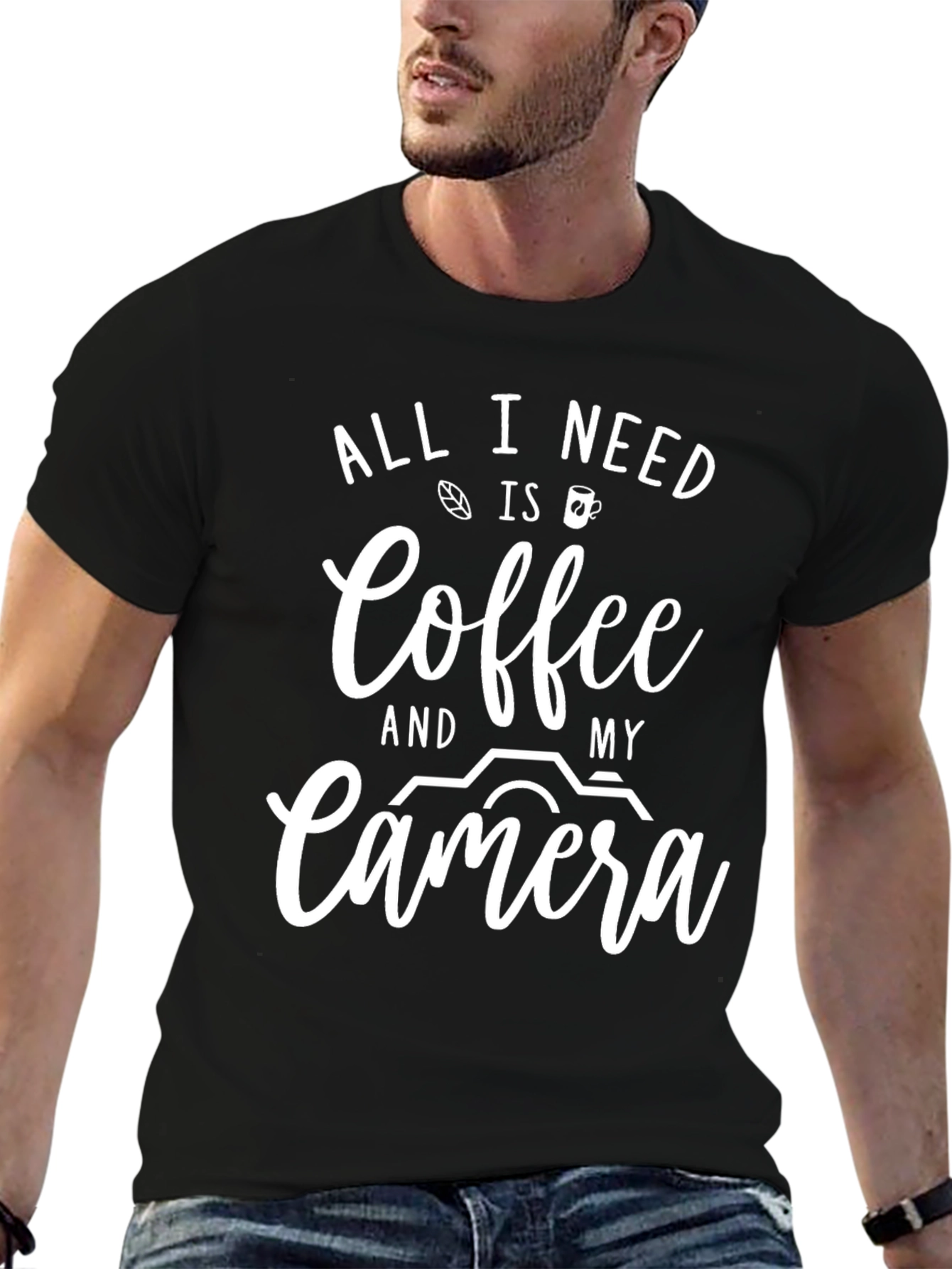 Coffee & Camera Graphic Tee - Photographers Must-Have