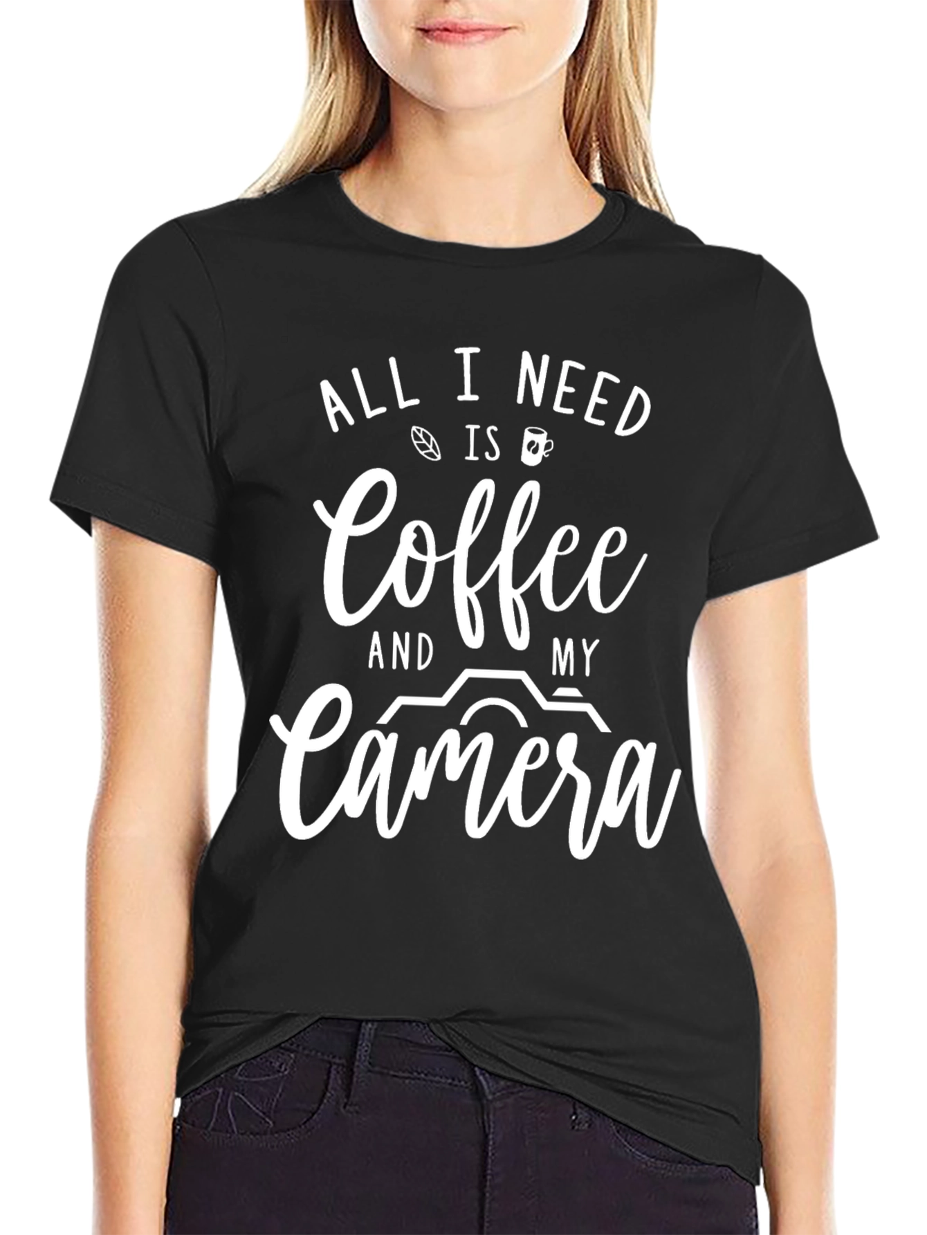 Coffee & Camera Graphic Tee - Photographers Must-Have